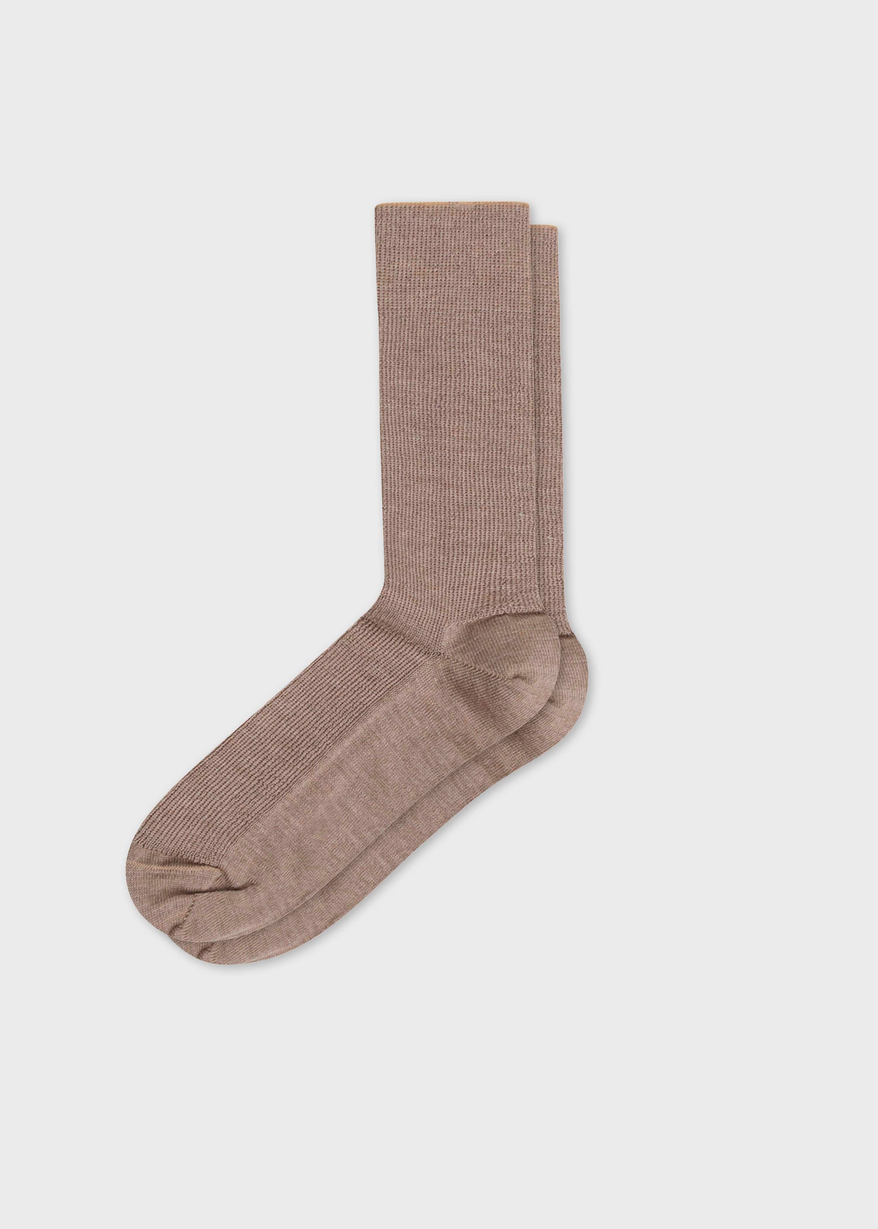 Light Merino Sock - Sand