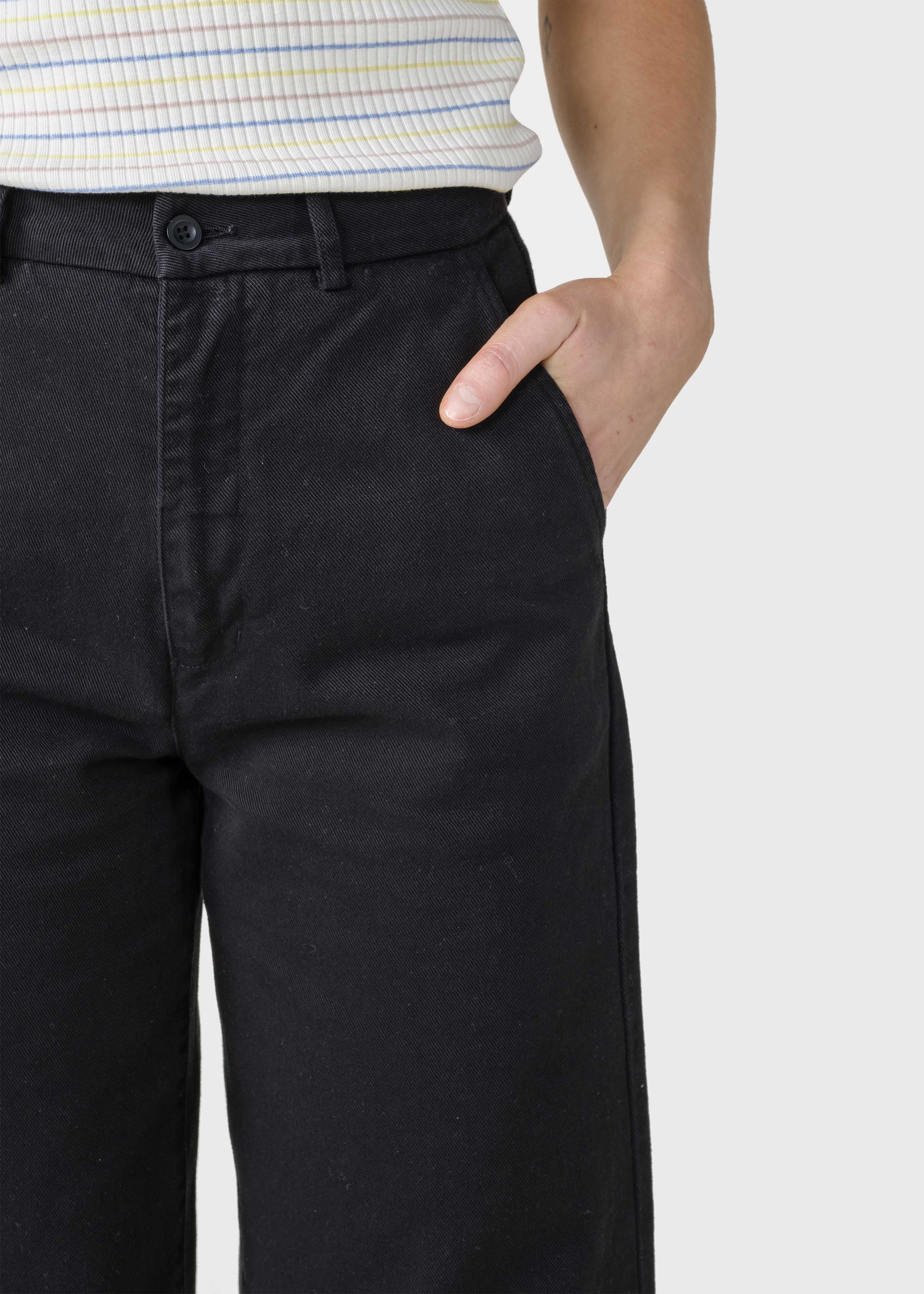 Lydia Denim Pants - Black Stonewash