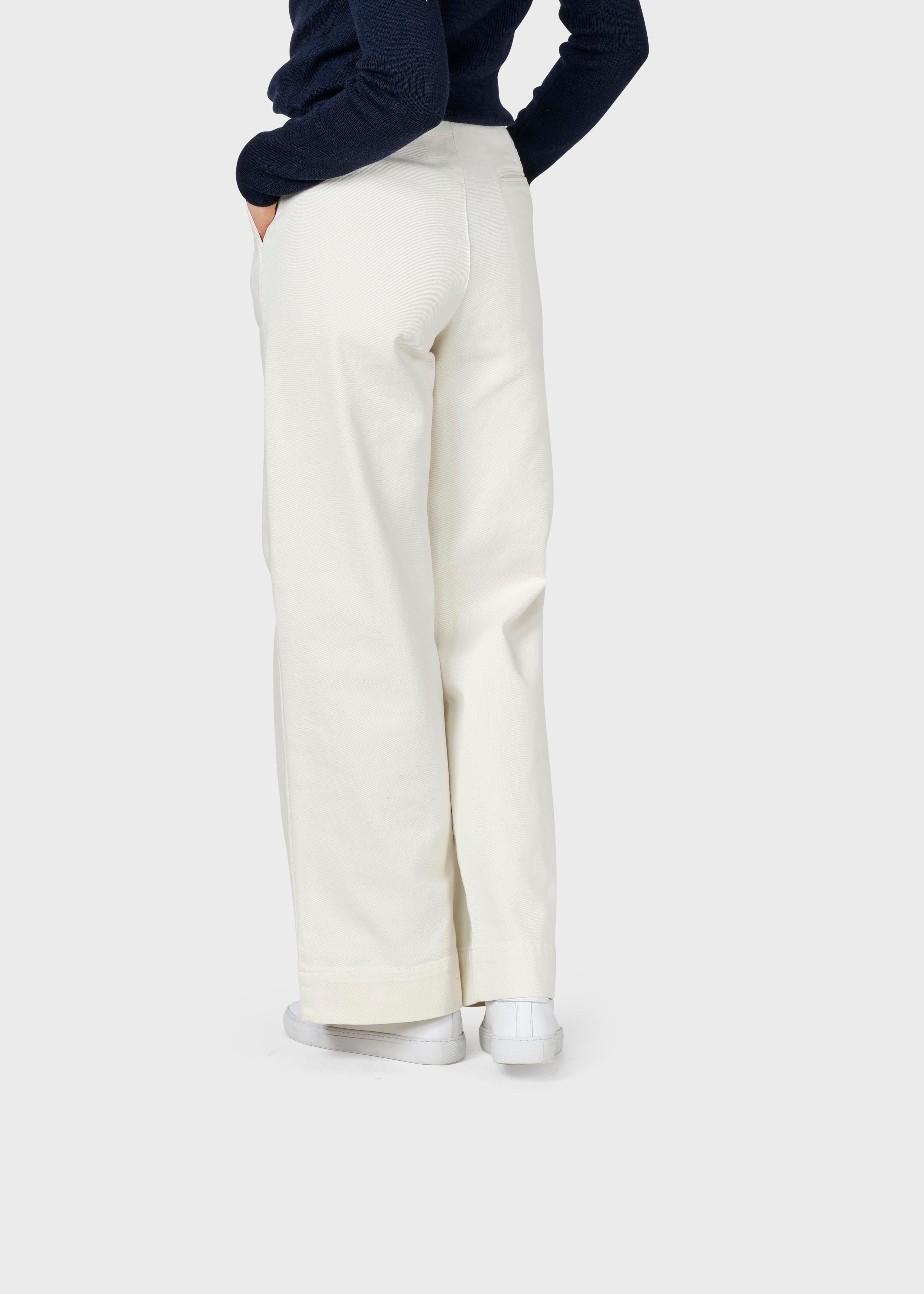 Lydia Denim Pants - Cream