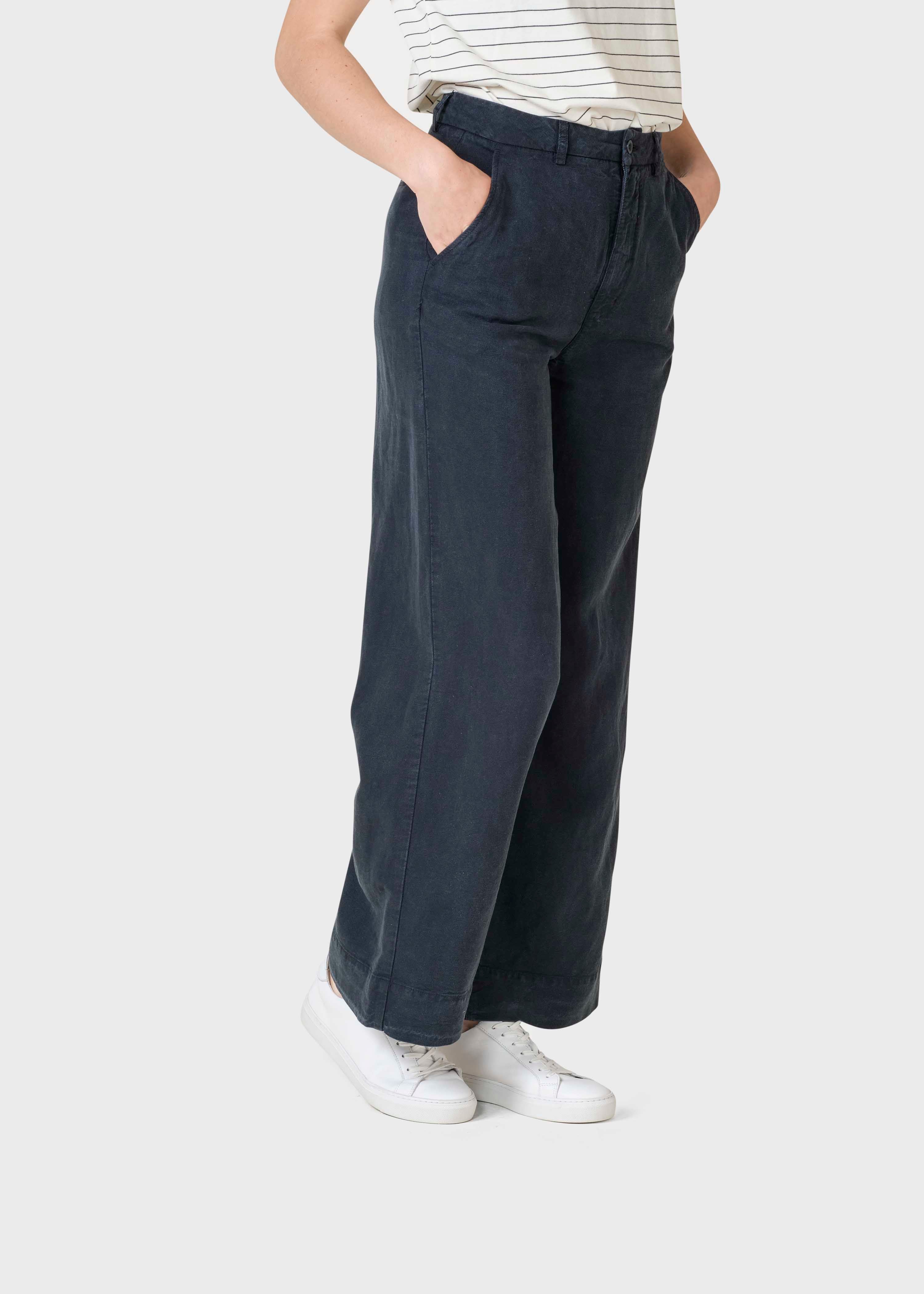 Lydia Lyocell Pants - Navy