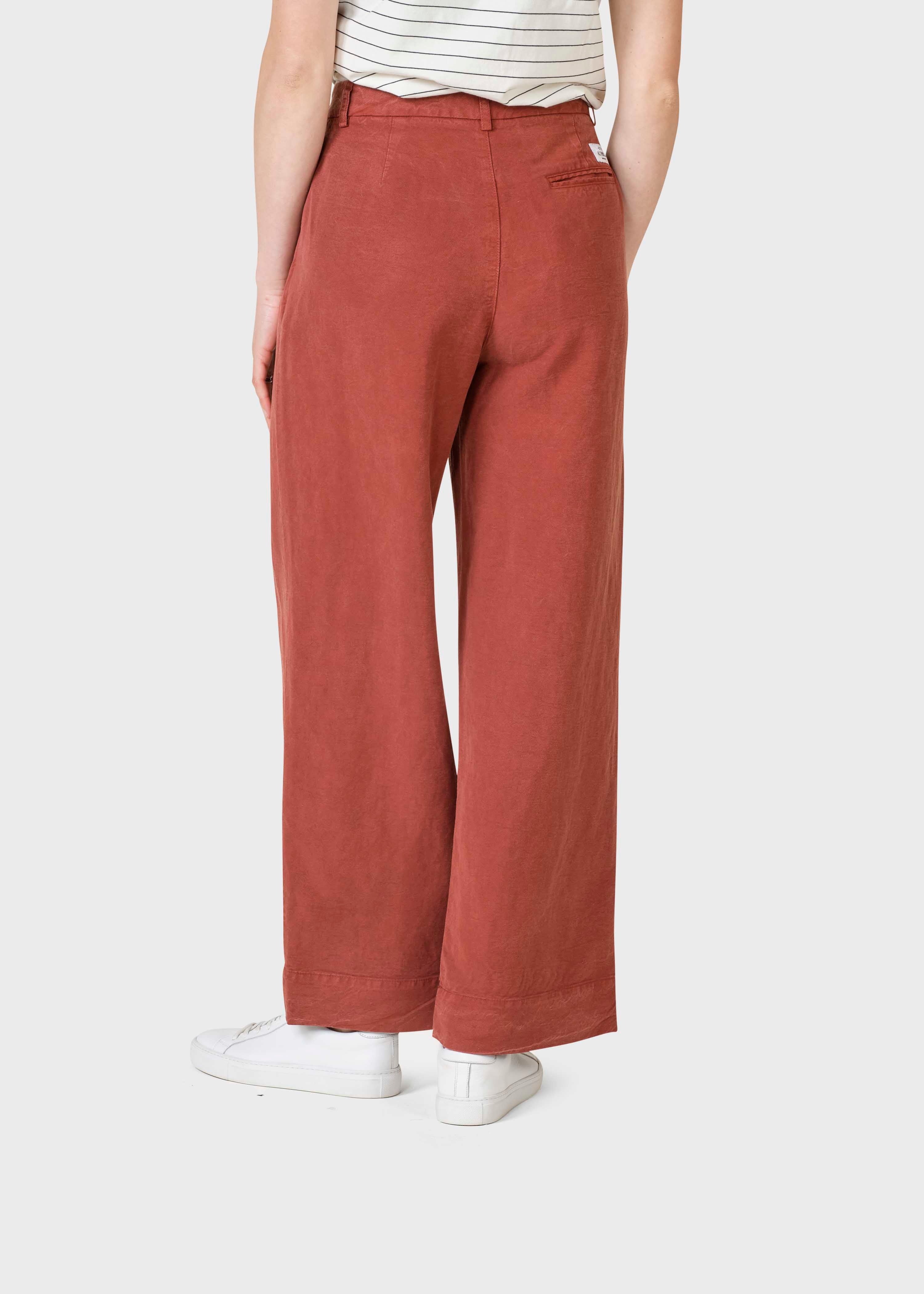 Lydia Lyocell Pants - Terracotta