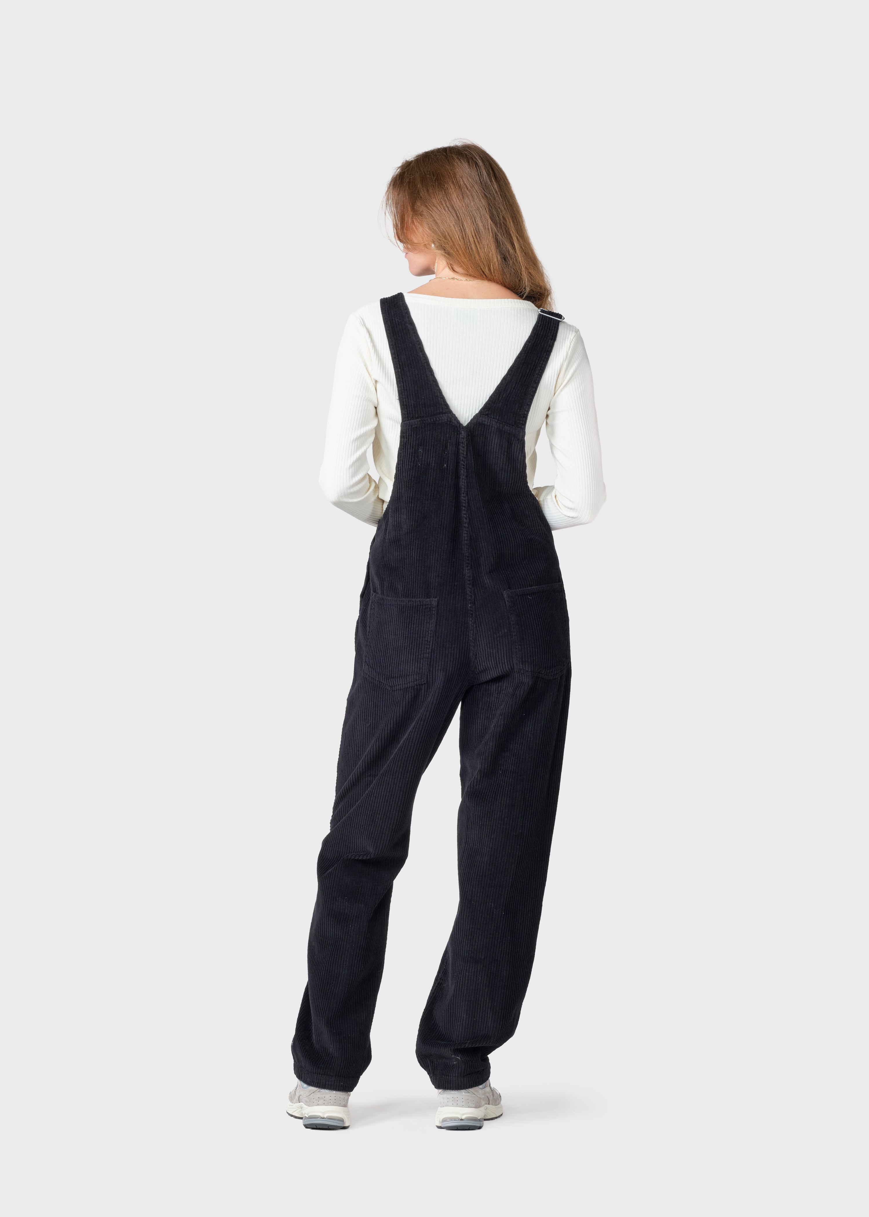 Magda Cord Overall - Black