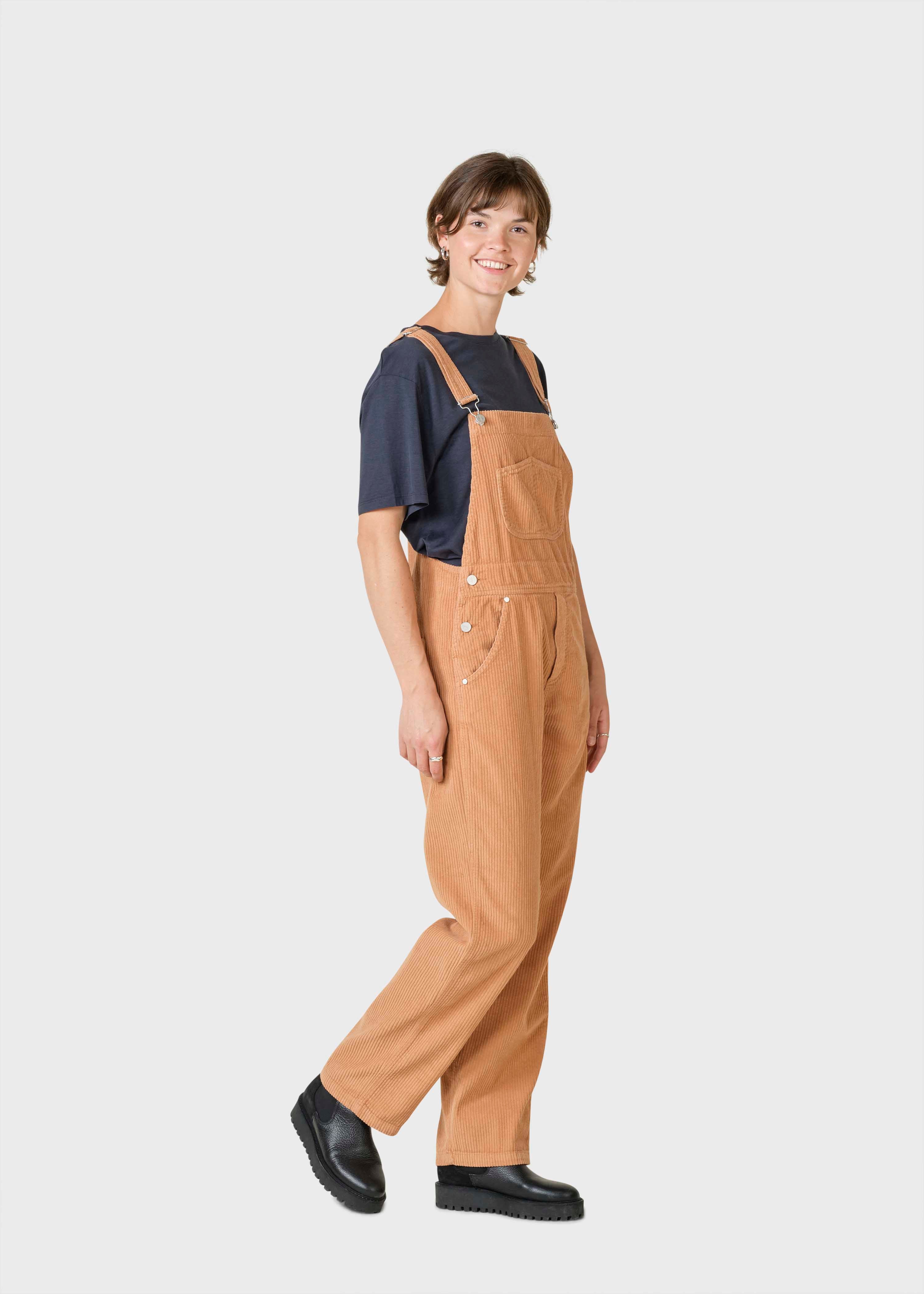 Magda Cord Overall - Camel