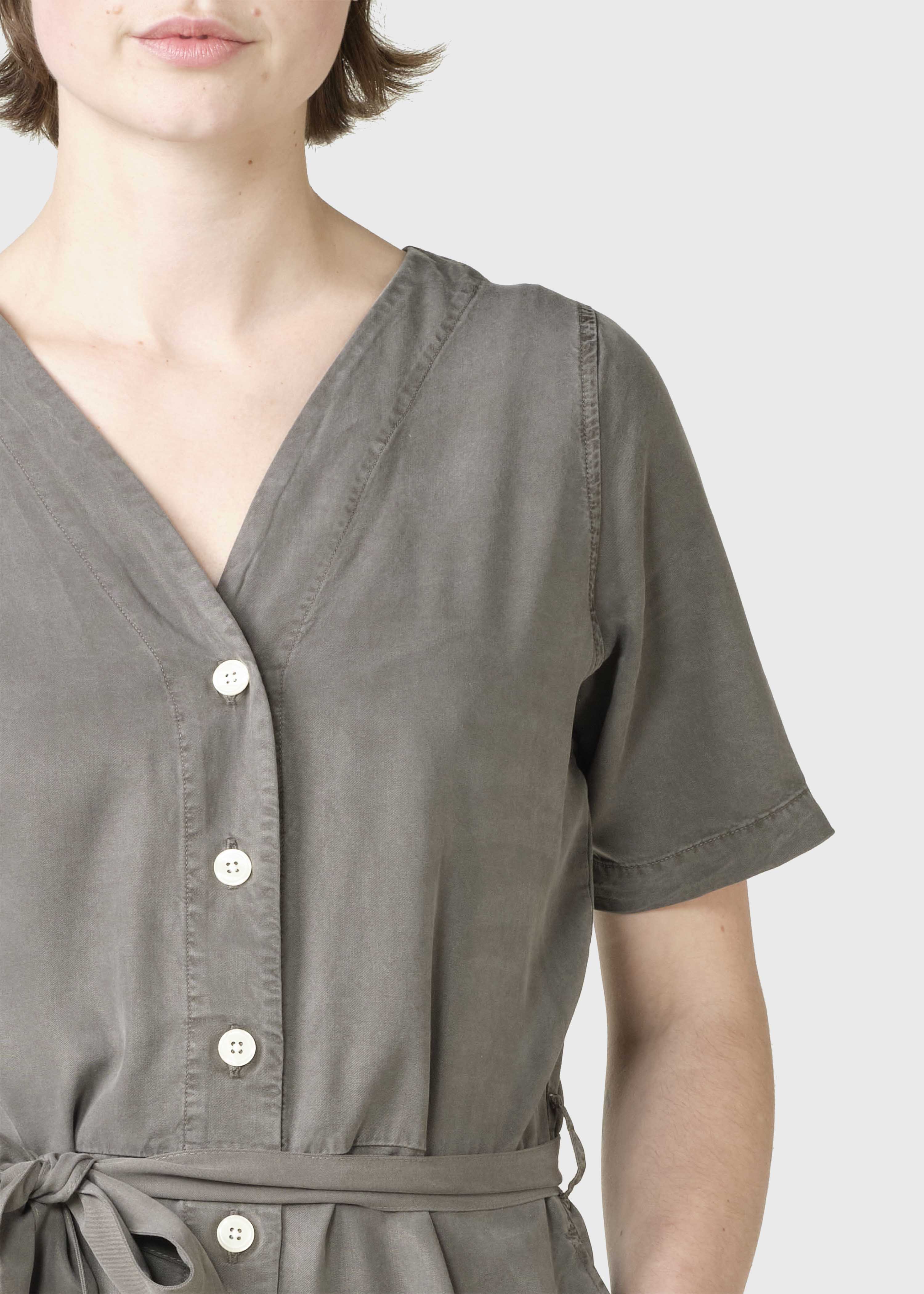 Marna Short Jumpsuit - Taupe