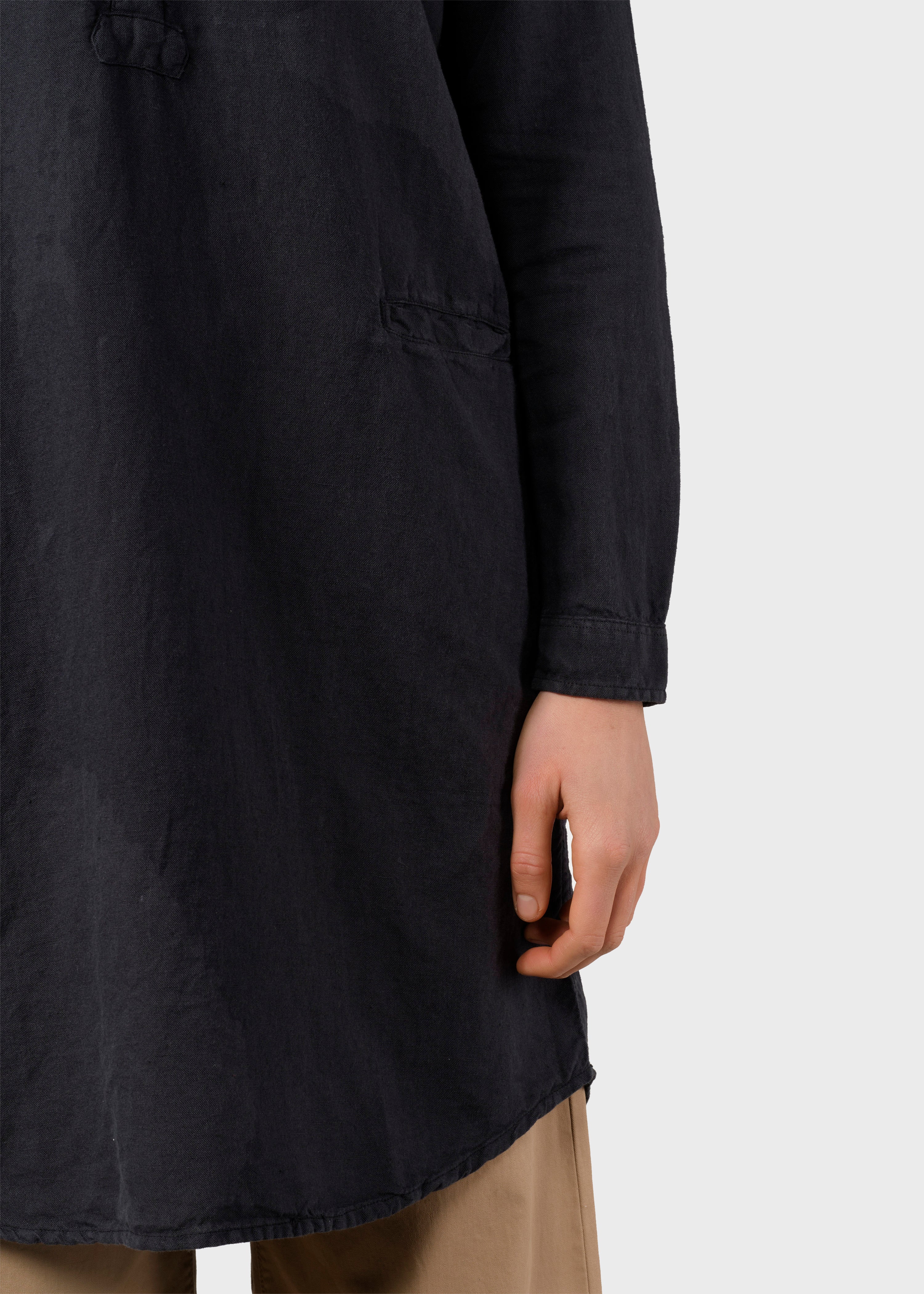 Mathilde Linen Shirt - Navy