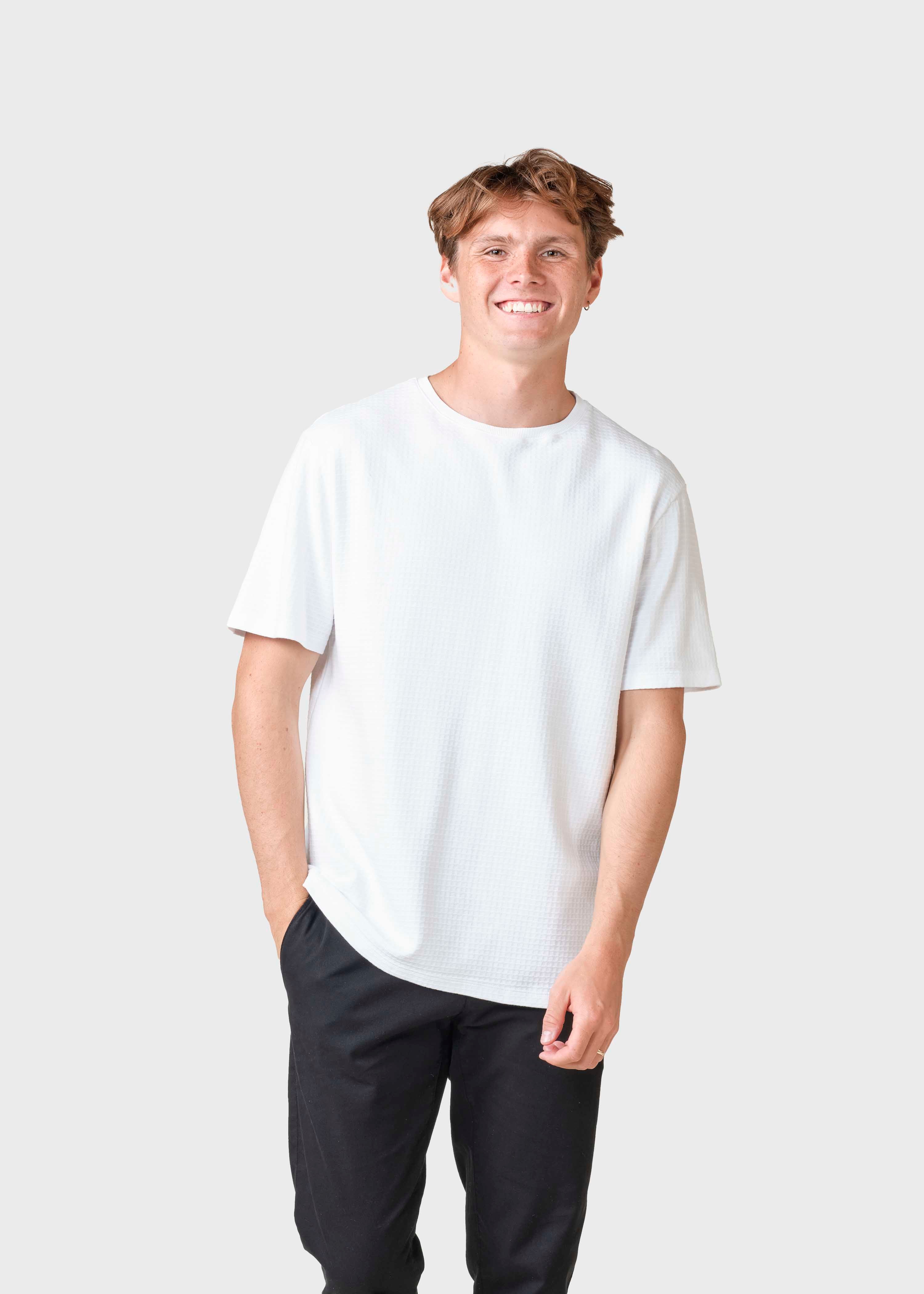 Mens Boxy Structure Tee - White
