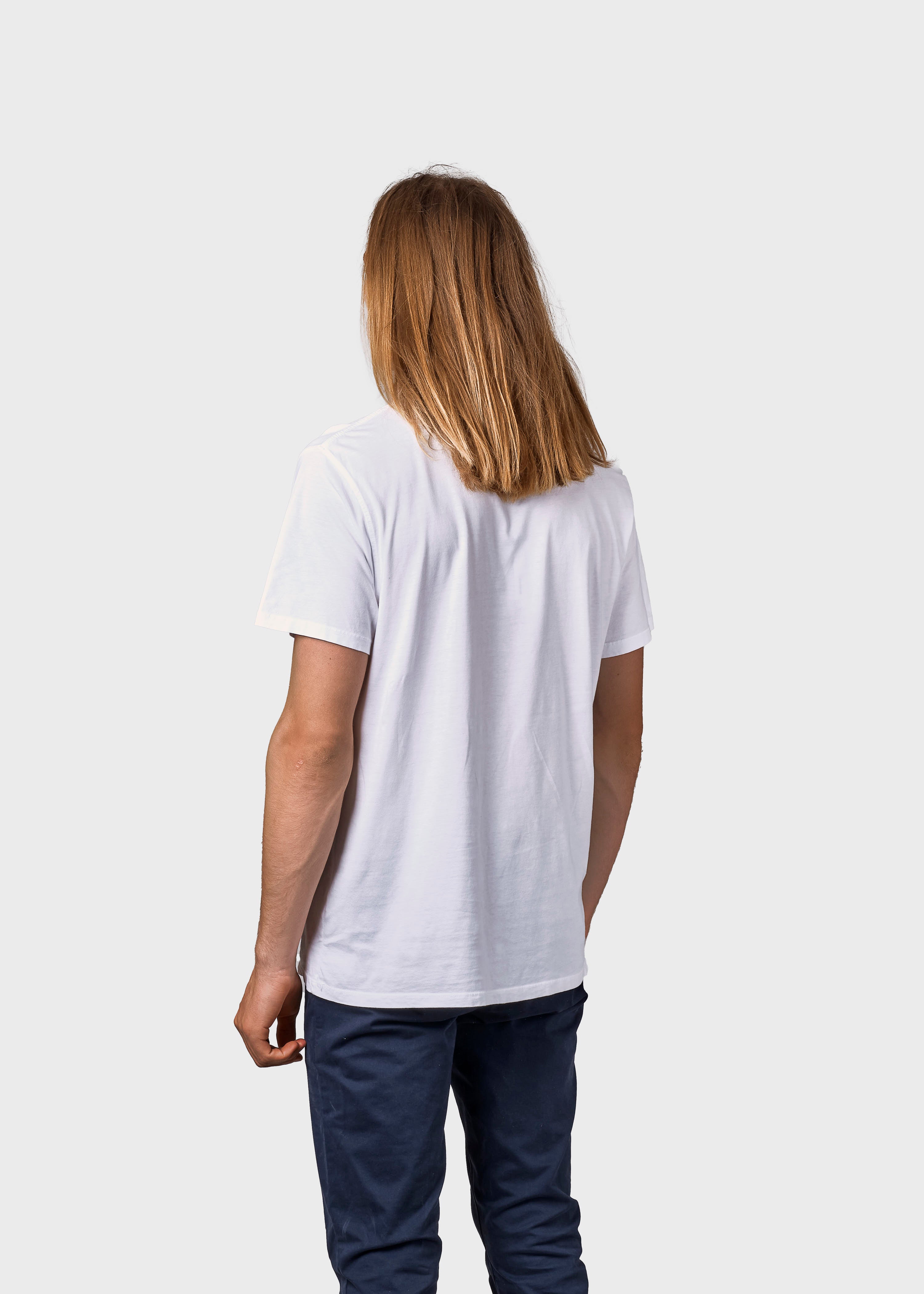 Mens Small Logo Tee - White