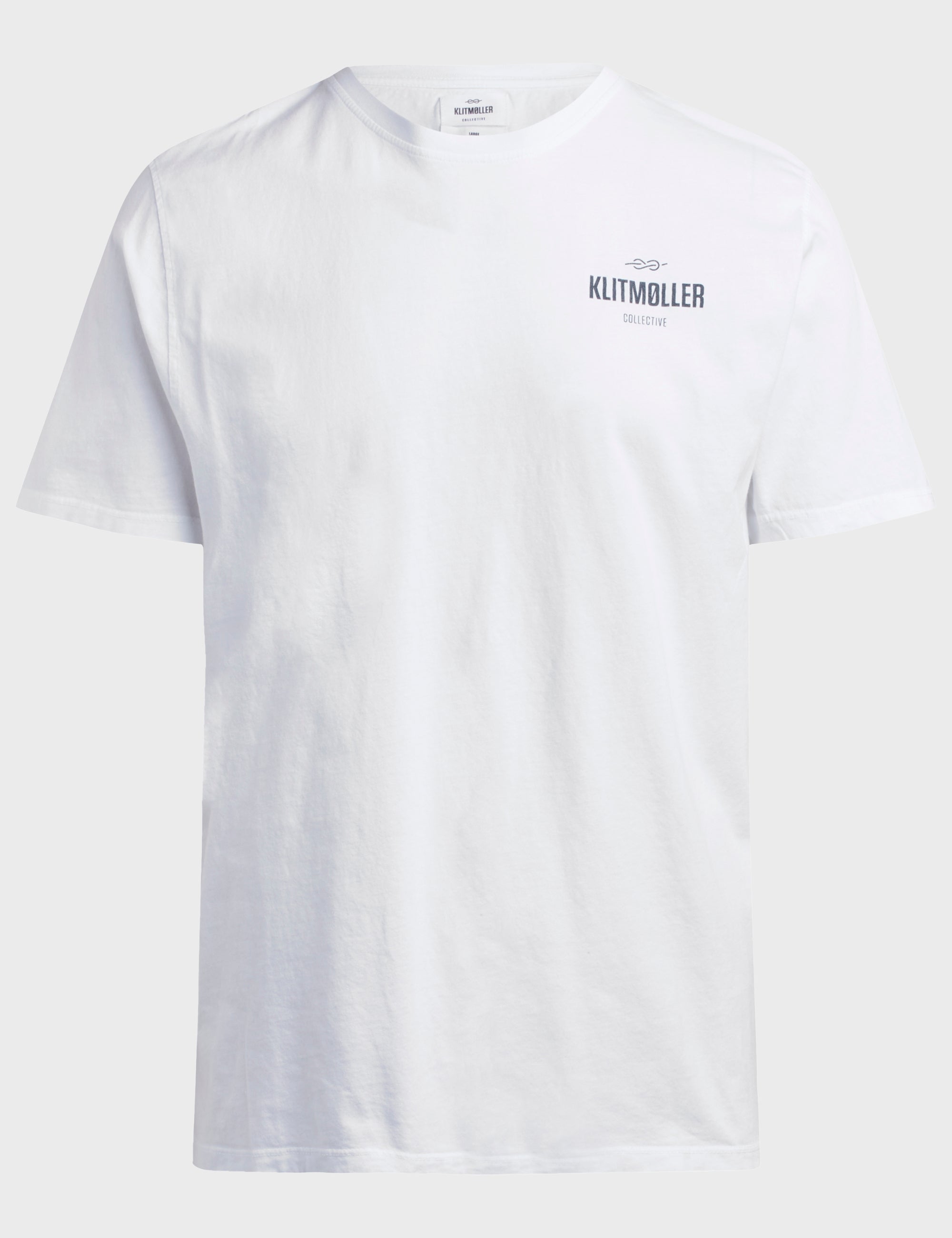 Mens Small Logo Tee - White