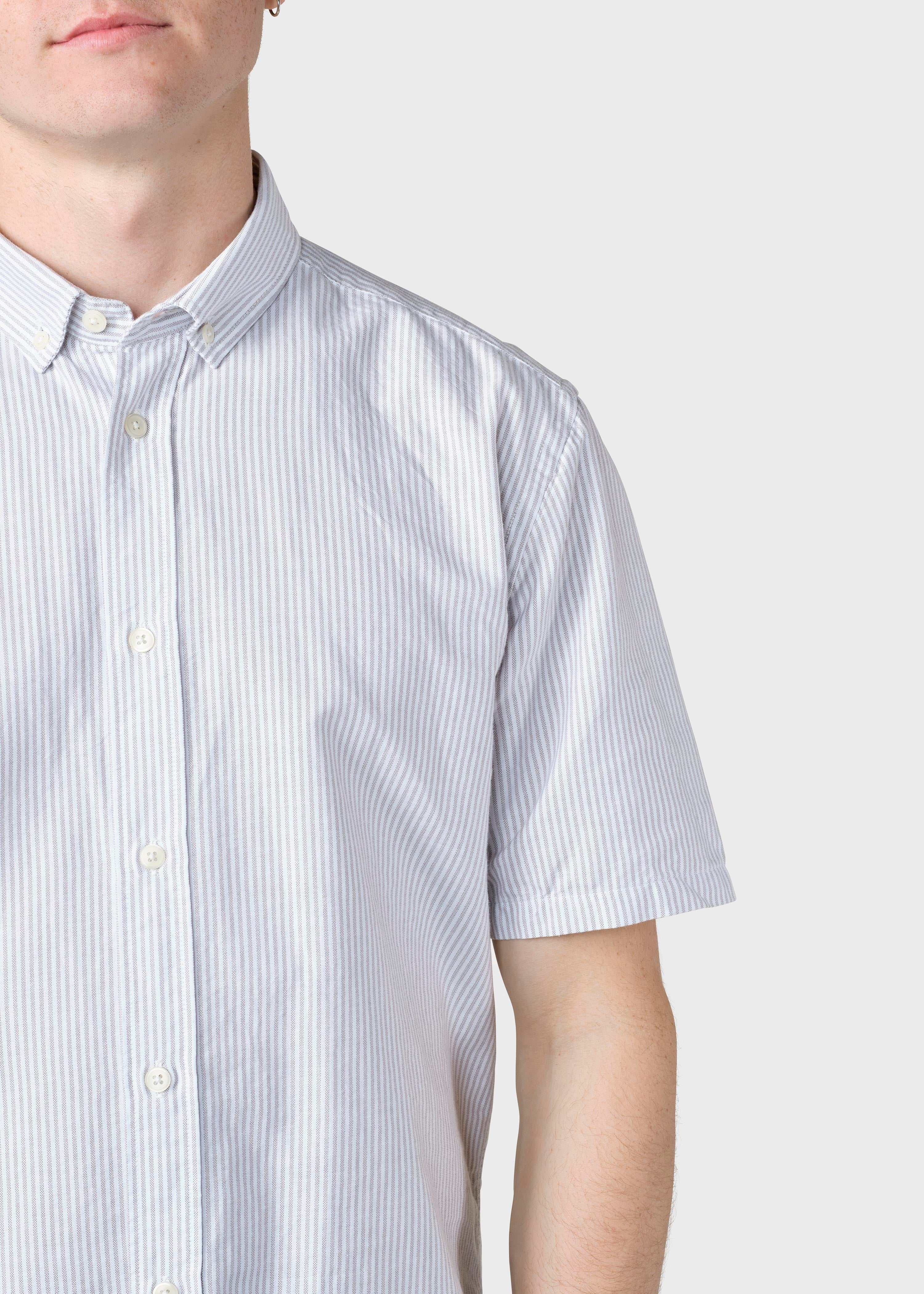 Mikkel Striped Shirt - White/sand