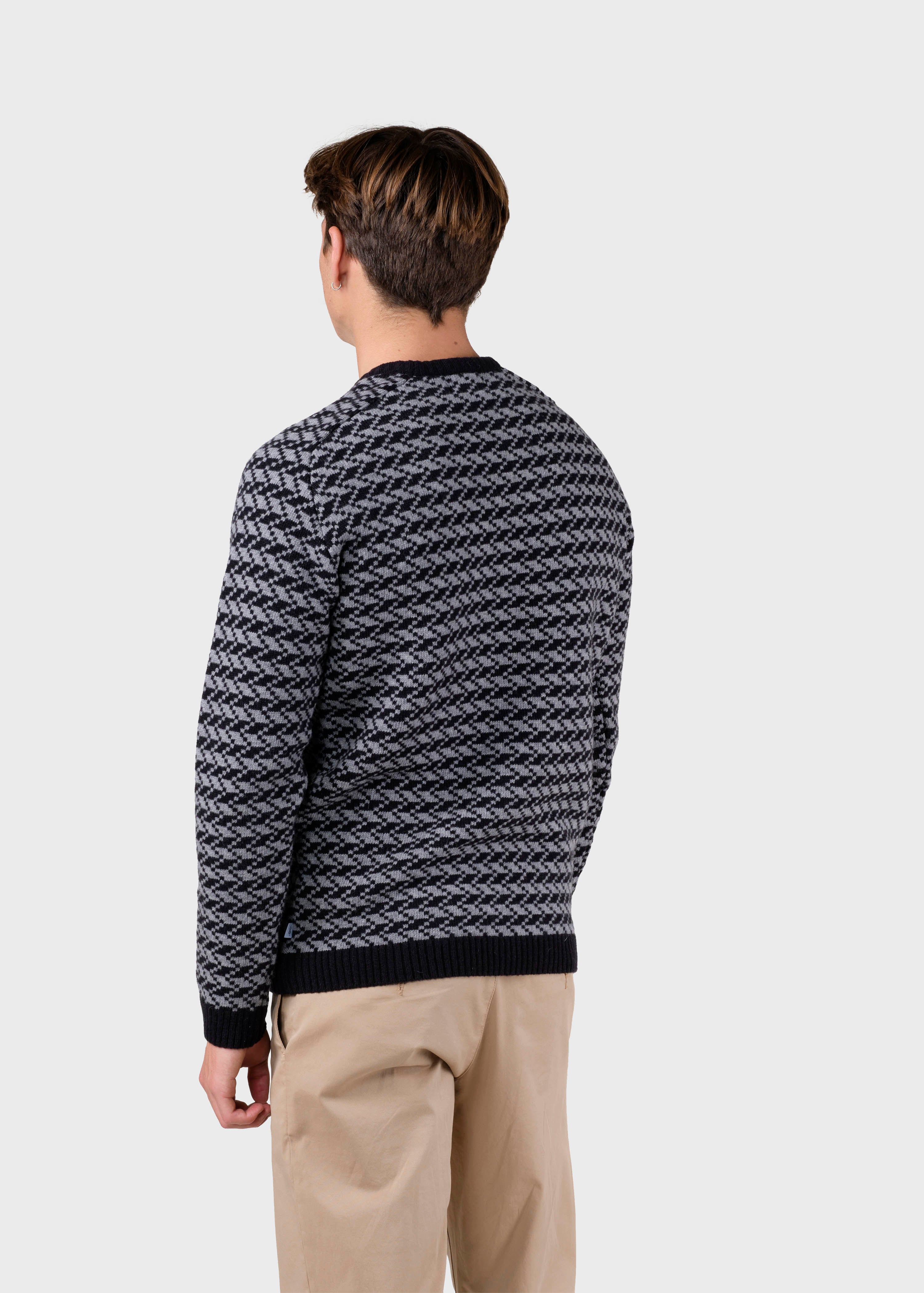 Milas Knit - Black/light Grey