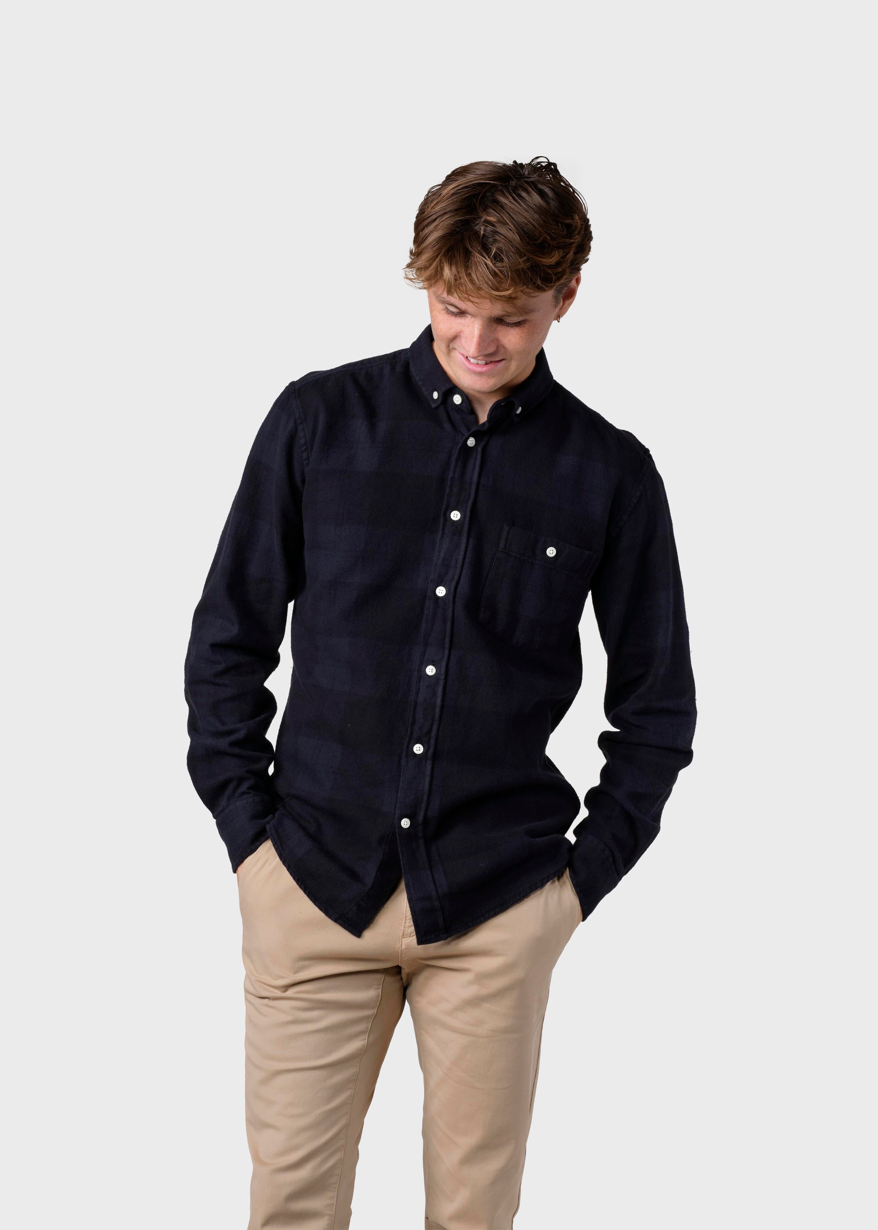Nikolaj Shirt - Navy/black