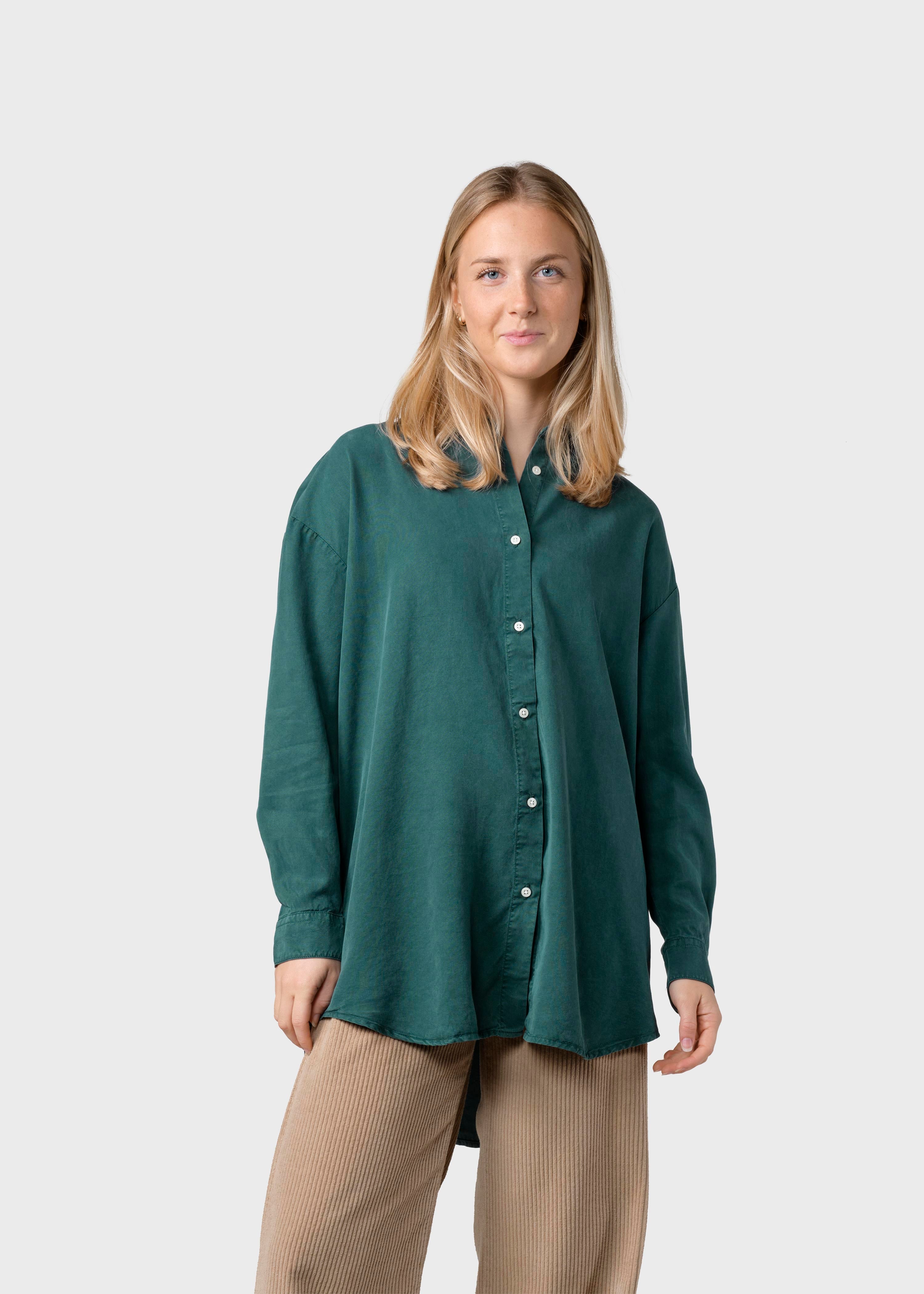 Ofelia Lyocell Shirt - Moss Green