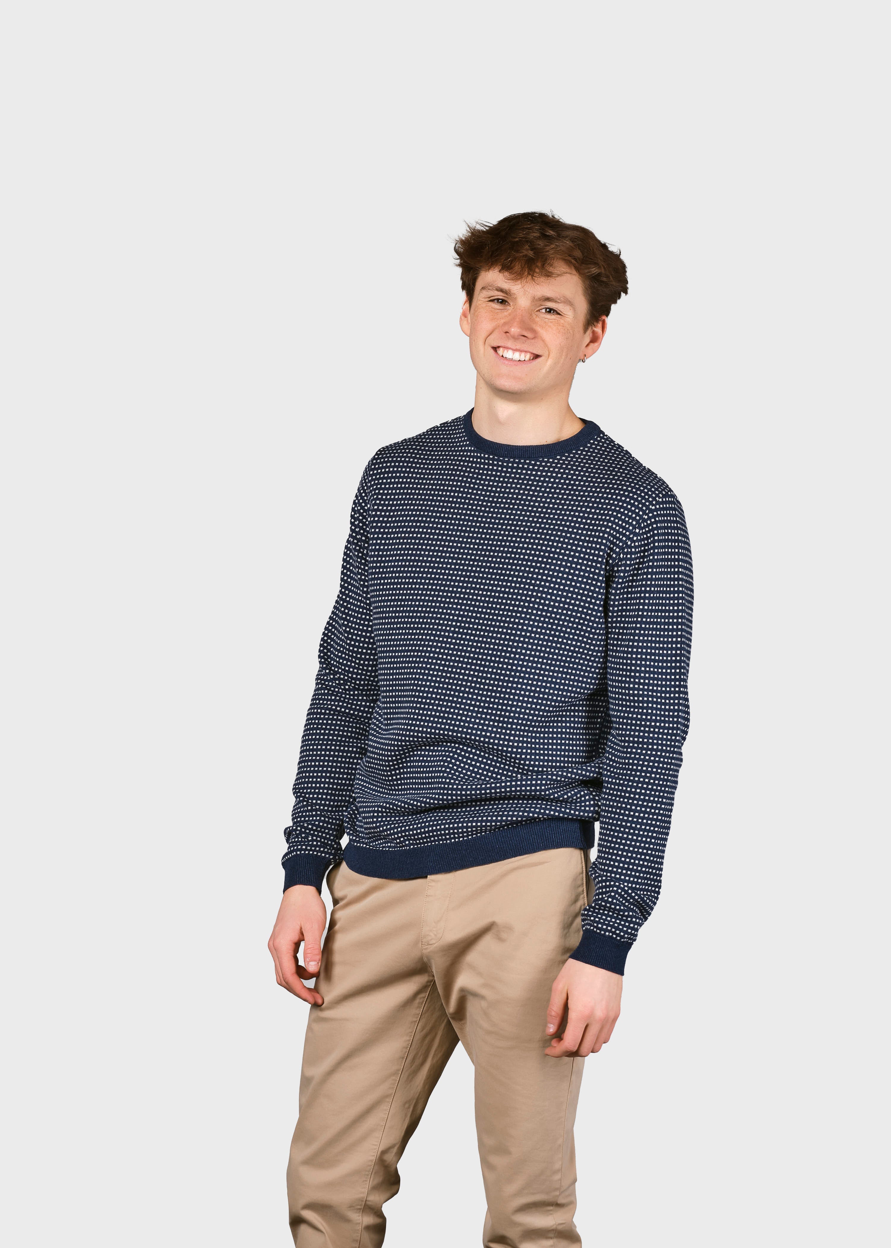 Otto Knit - Ocean/cream