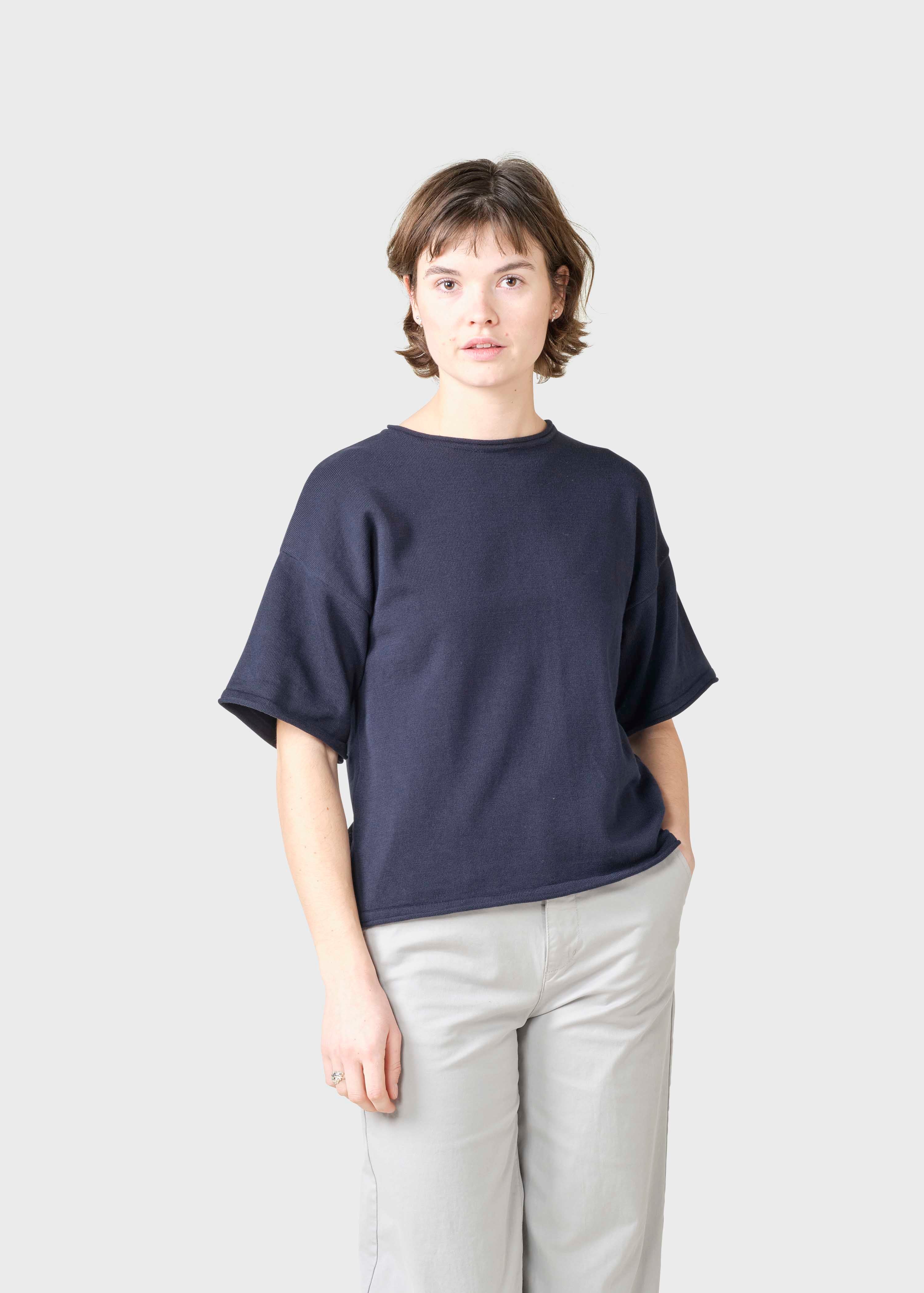 Patricia S/s Knit - Navy
