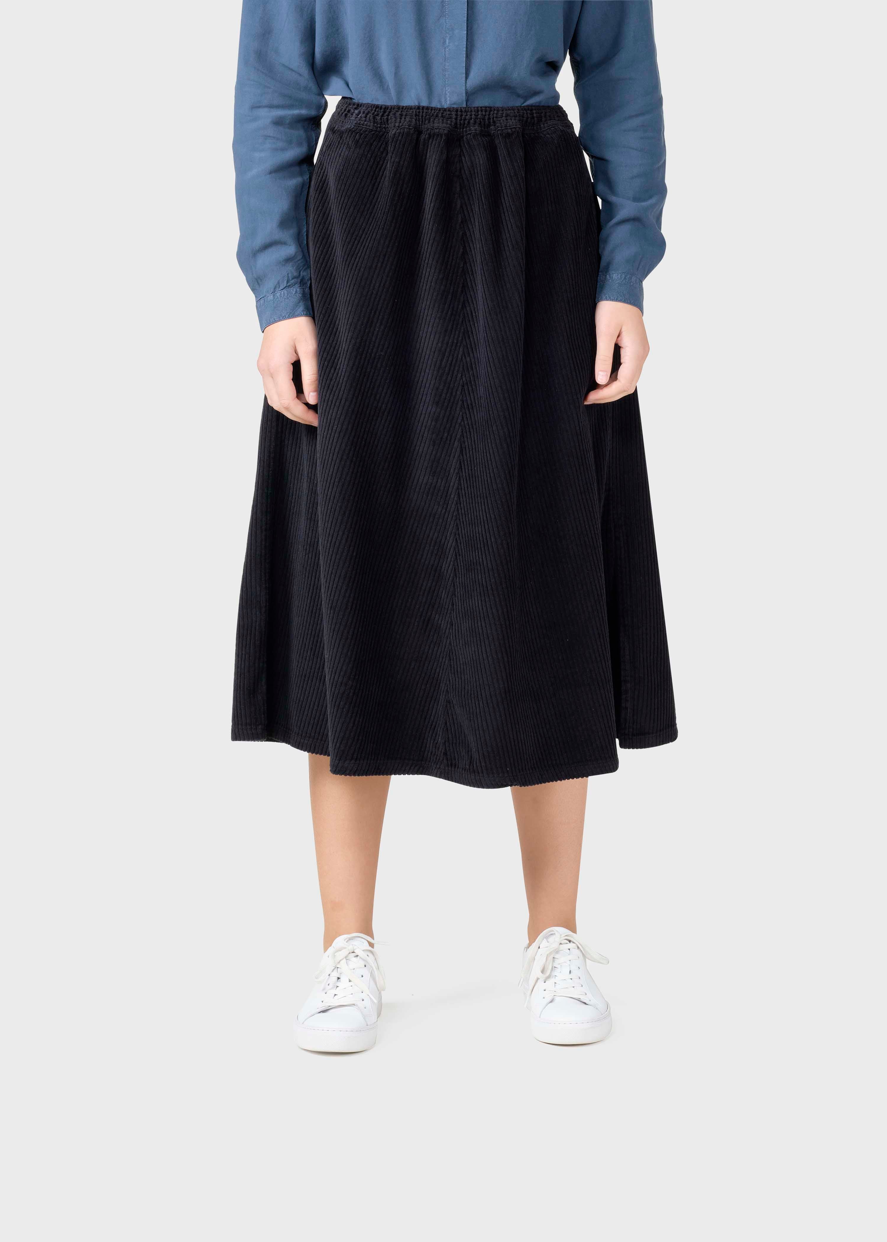 Ramona Cord Skirt - Black