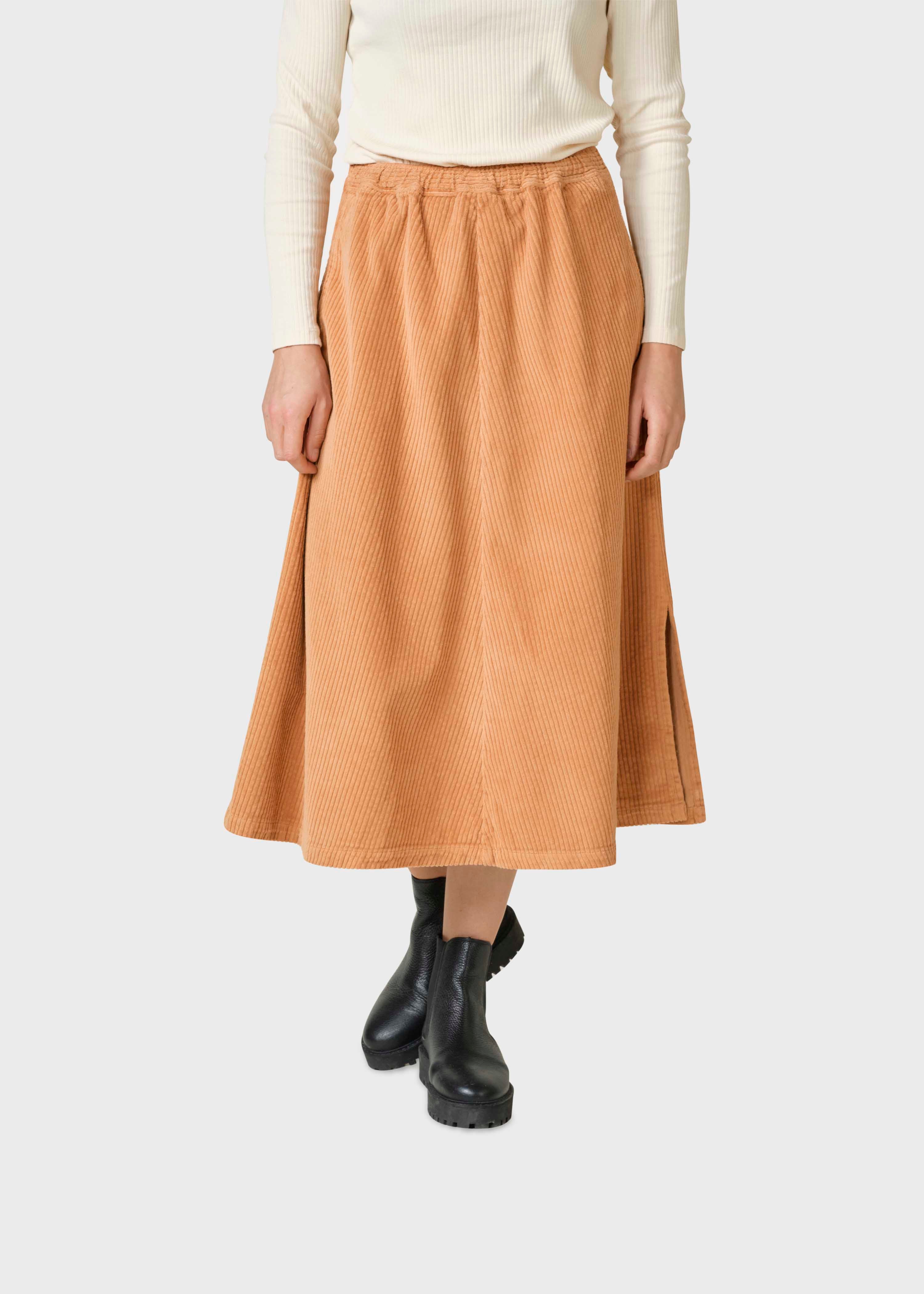 Ramona Cord Skirt - Camel