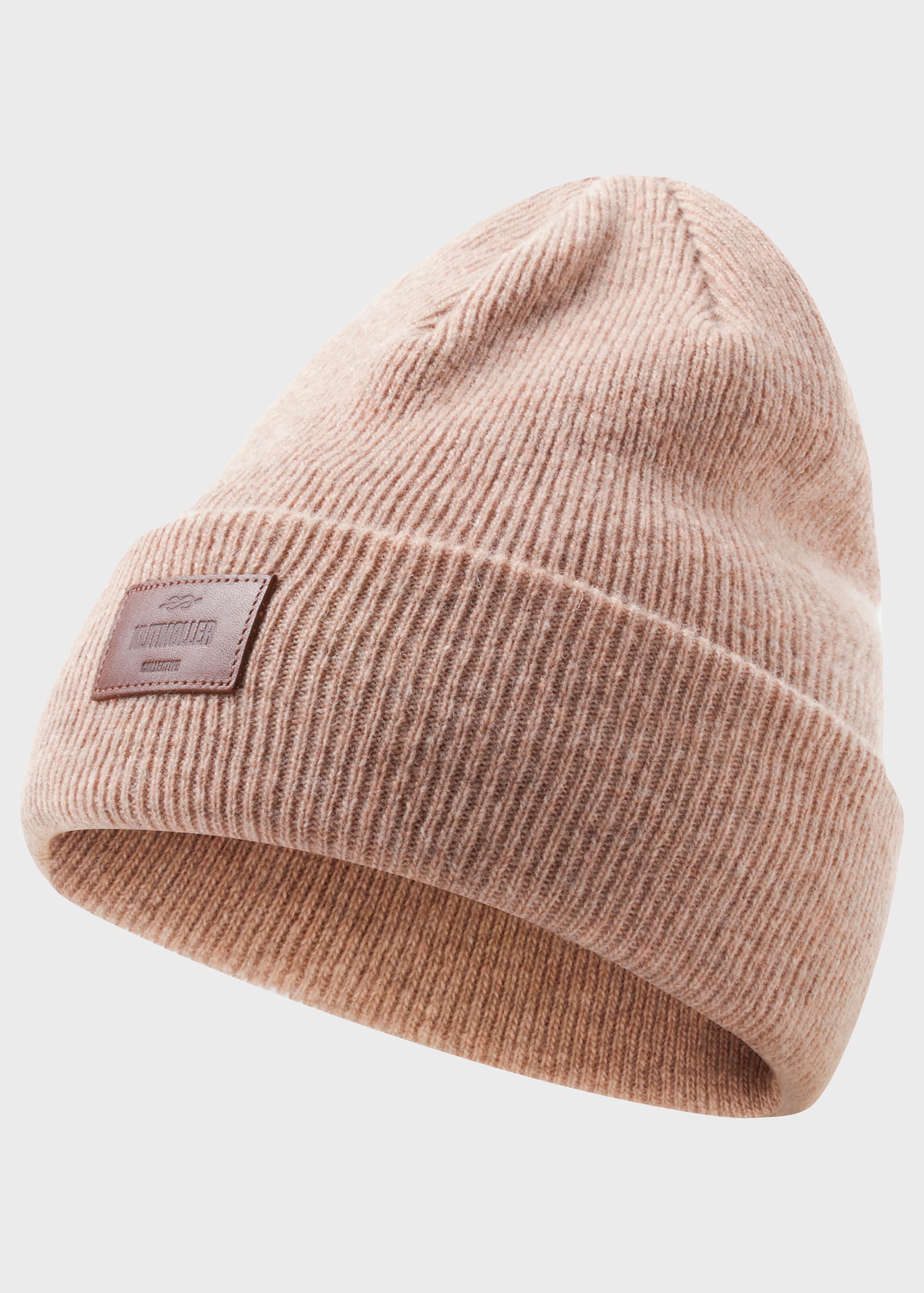 Rib Beanie - Sand