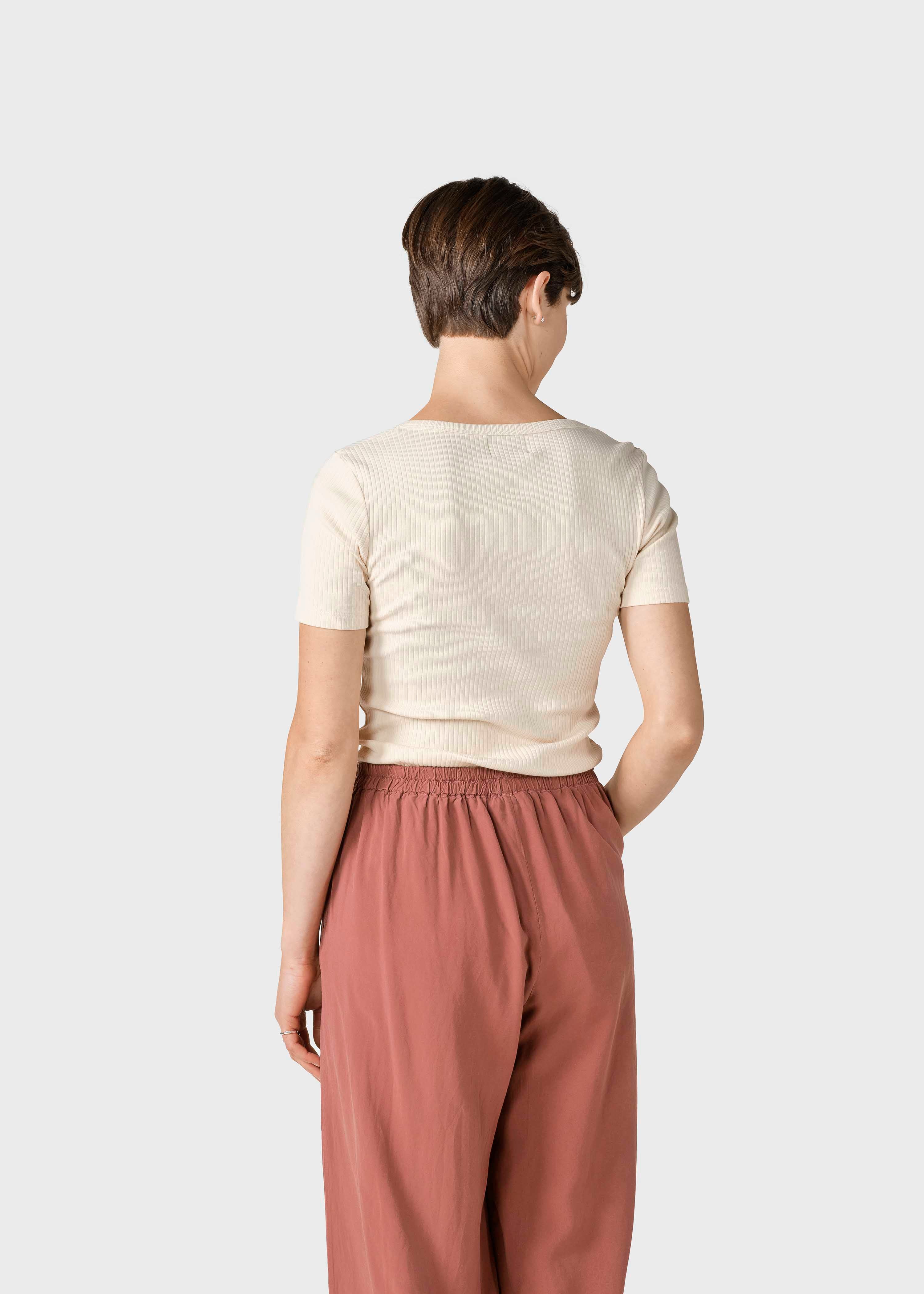 Rib Tee - Pastel Sand