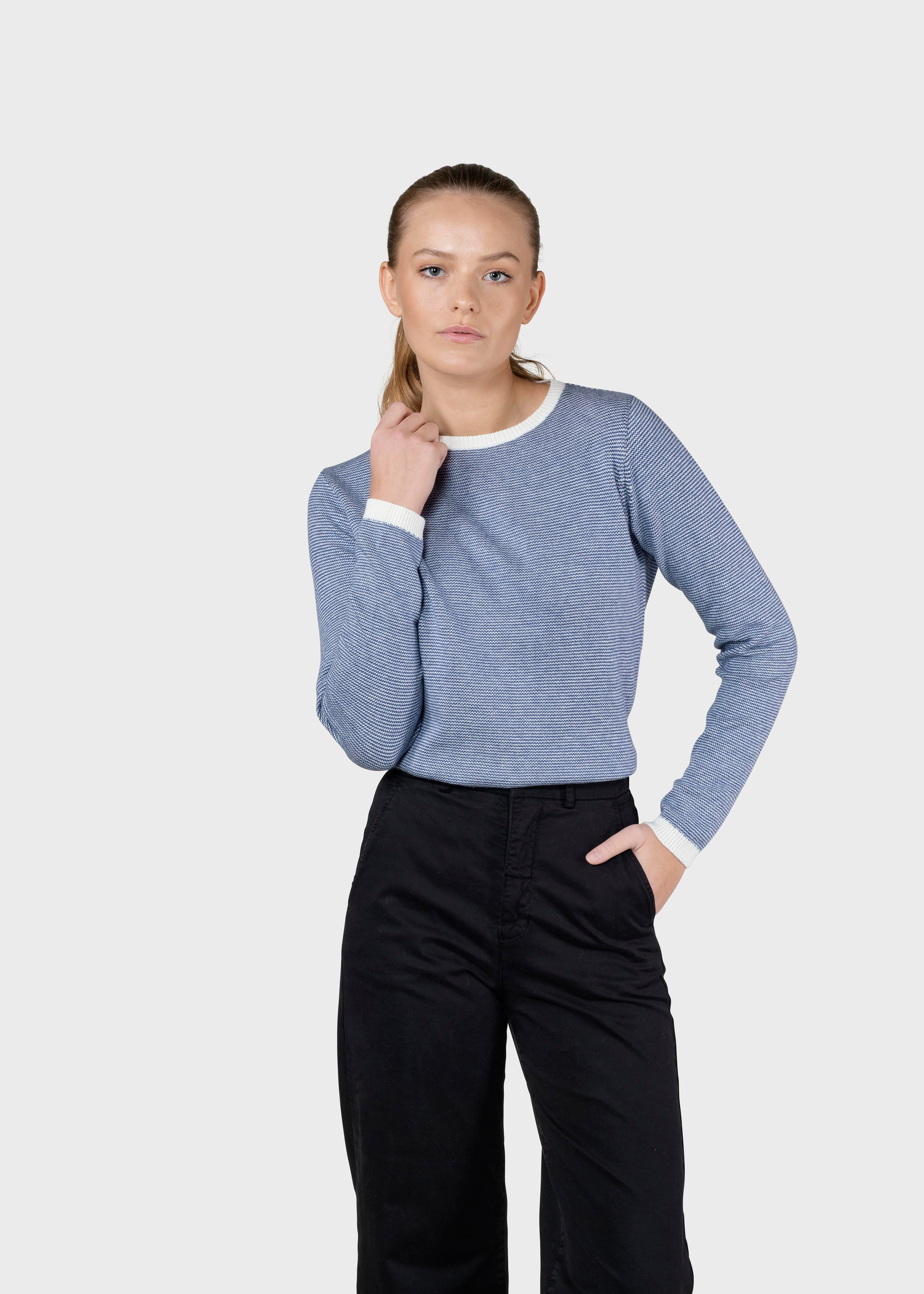 Rosa Knit - Cream/ocean