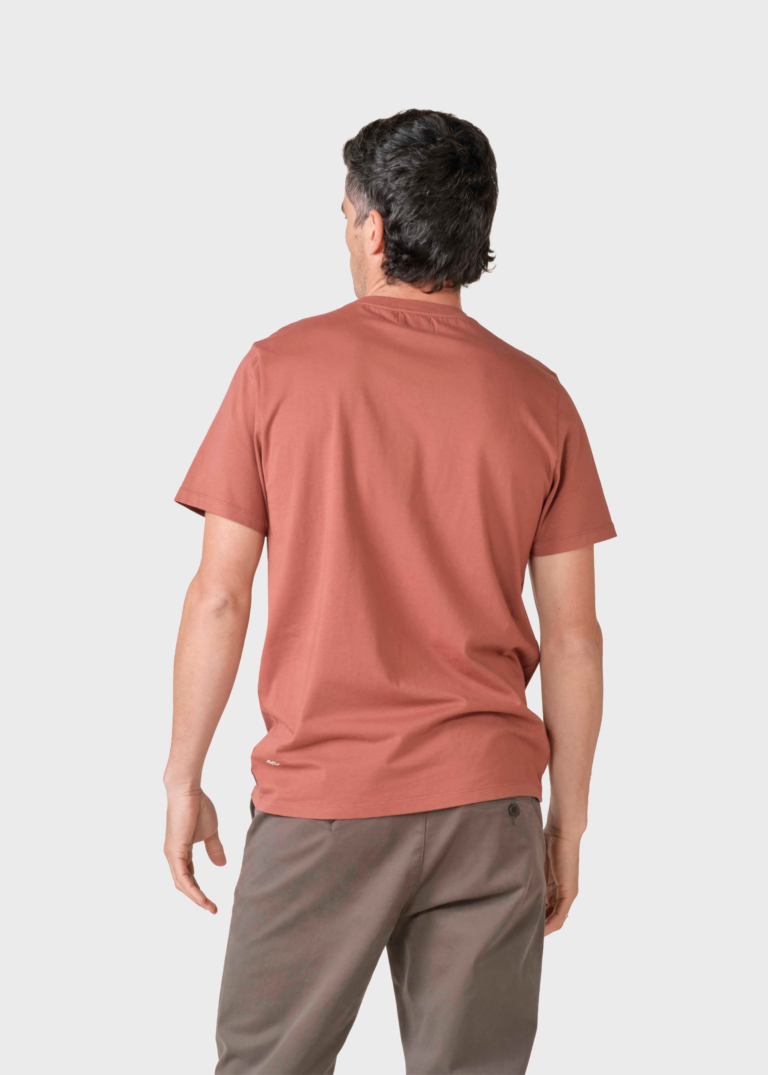 Ryan Tee - Burnt Sienna/cream