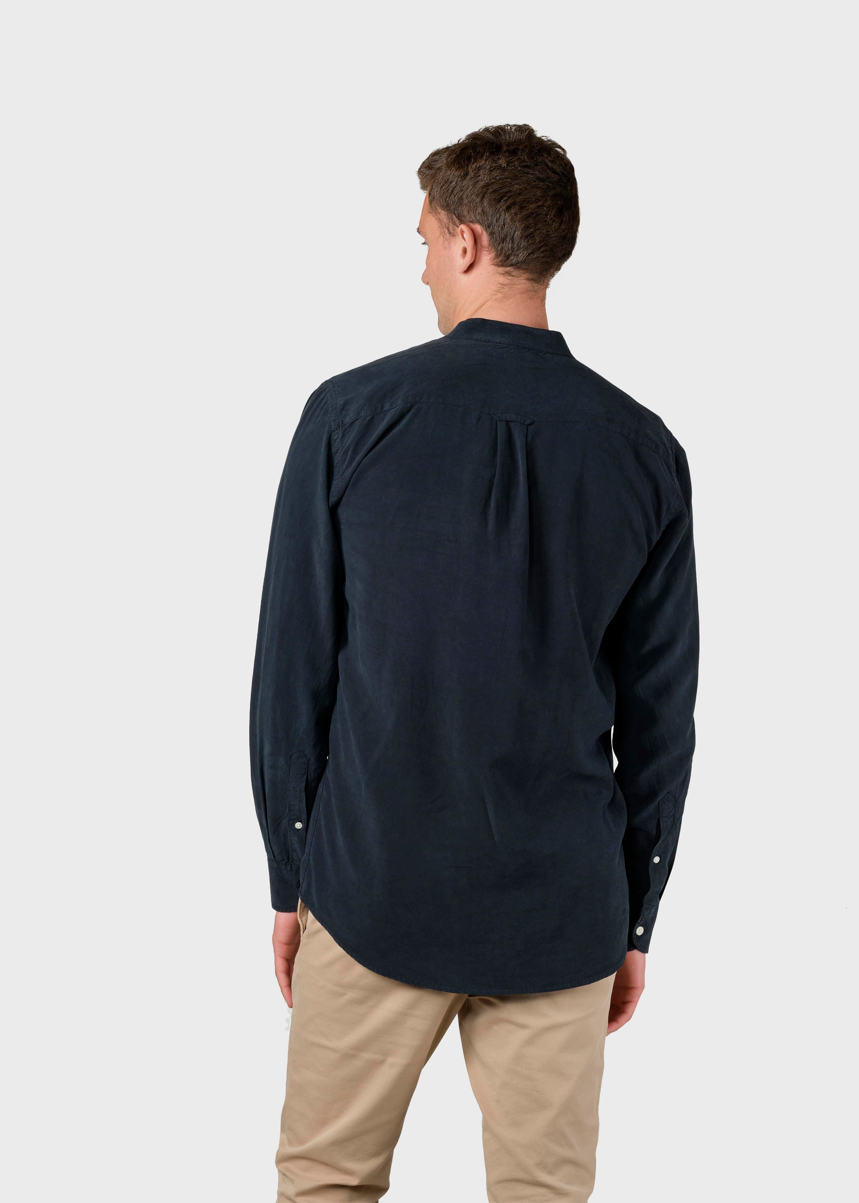 Simon Lyocell Shirt - Navy