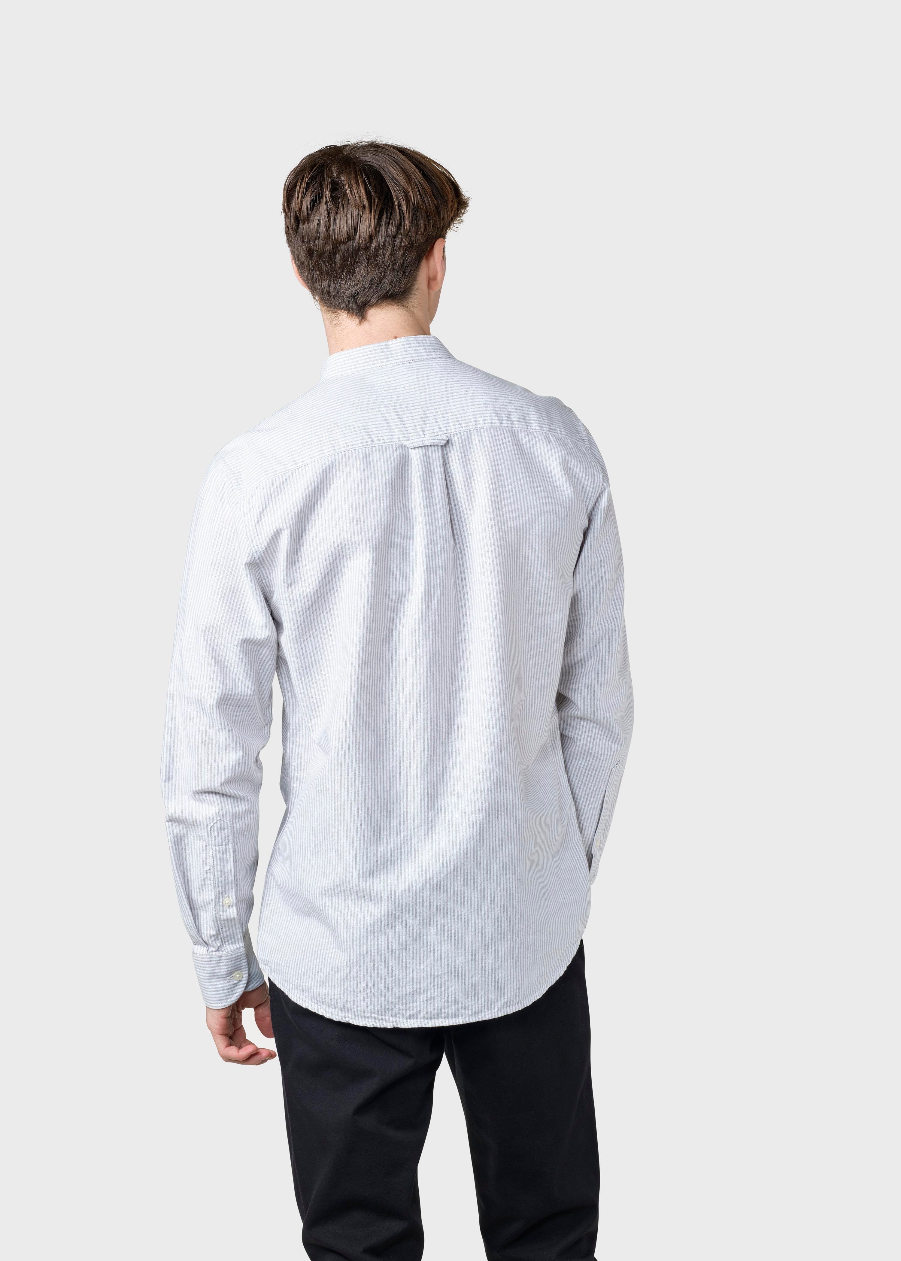 Simon Striped Shirt - White/sand