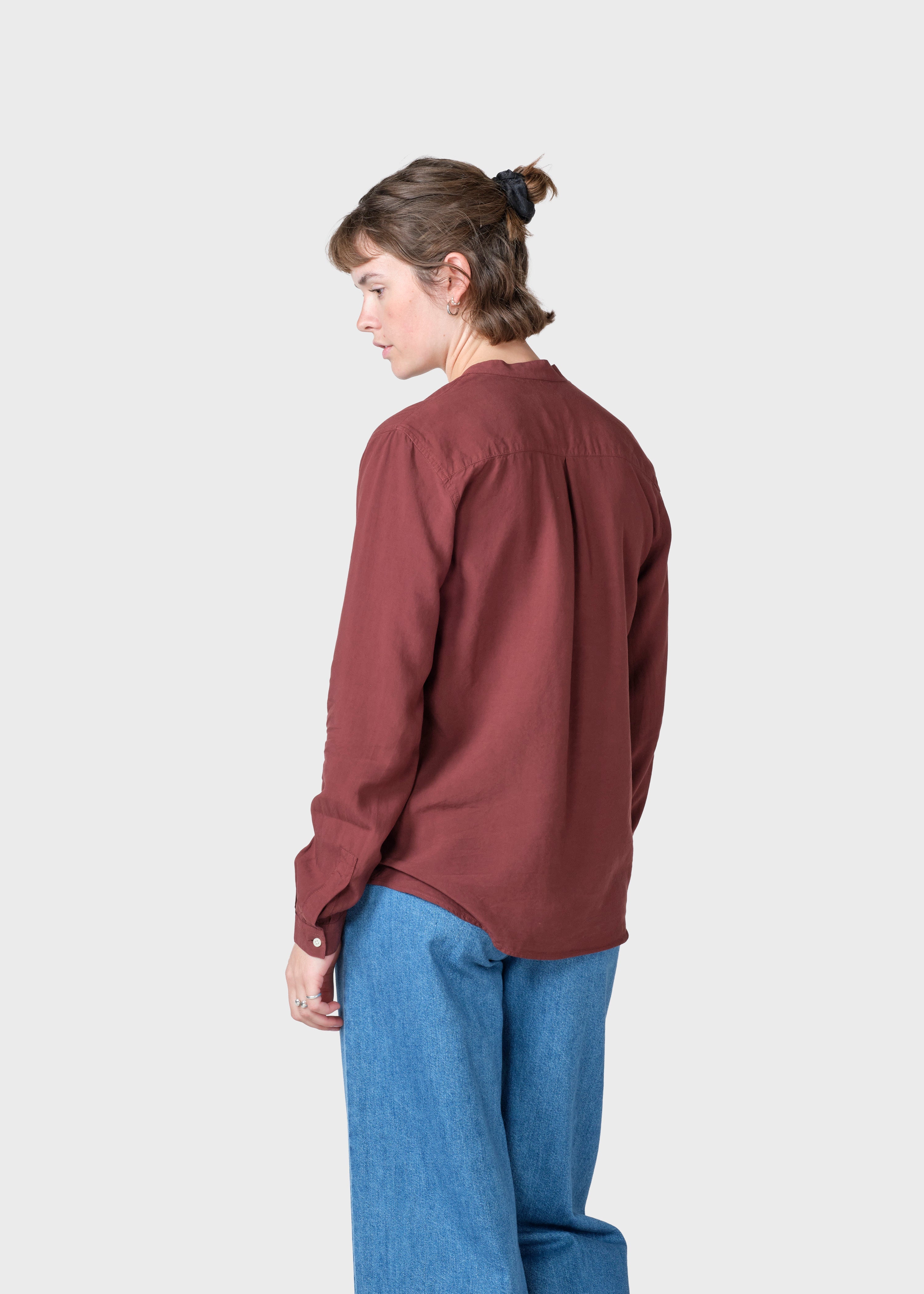 Simone Shirt - Burgundy