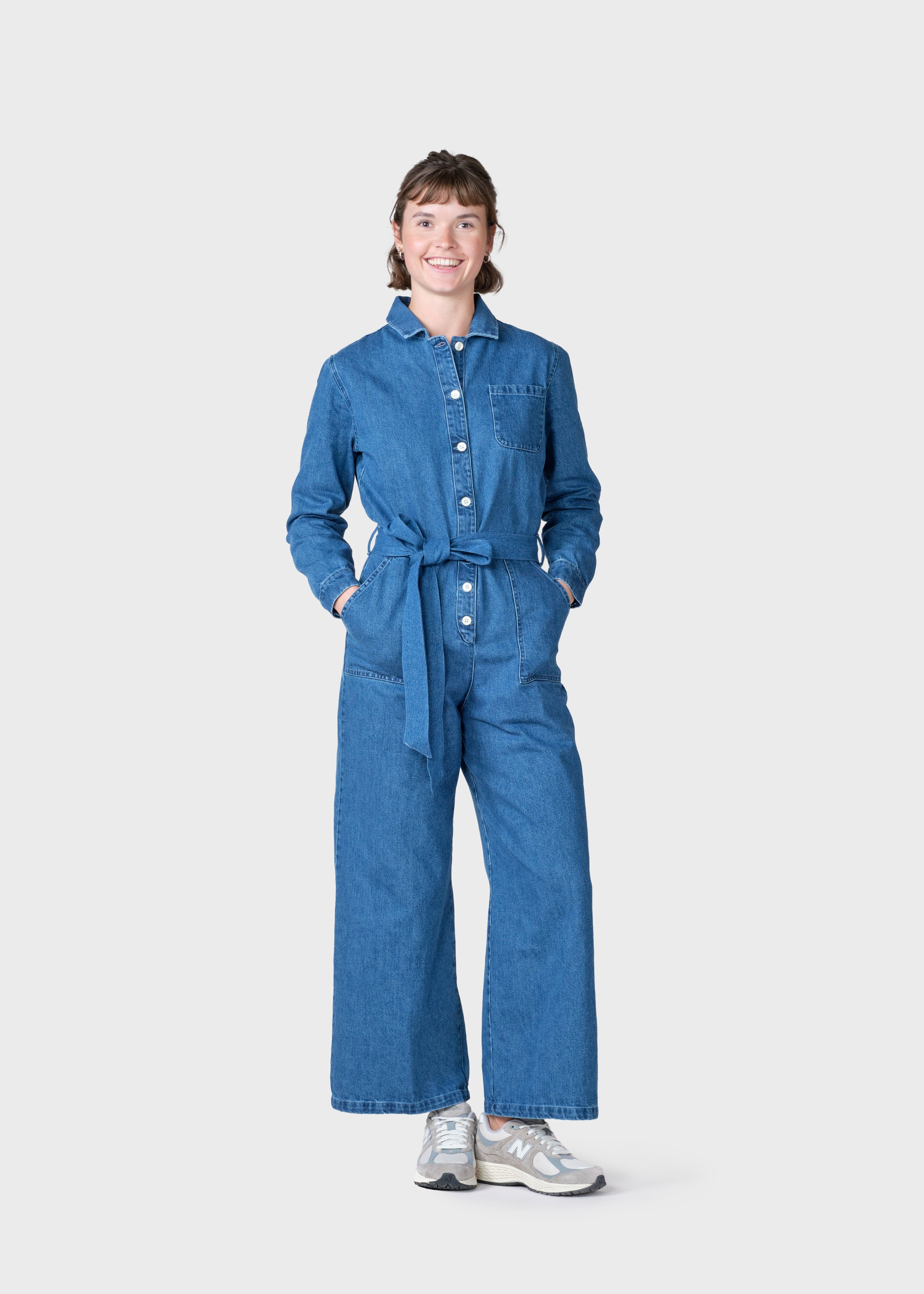 Taylor Jumpsuit - Light Blue Stonewash
