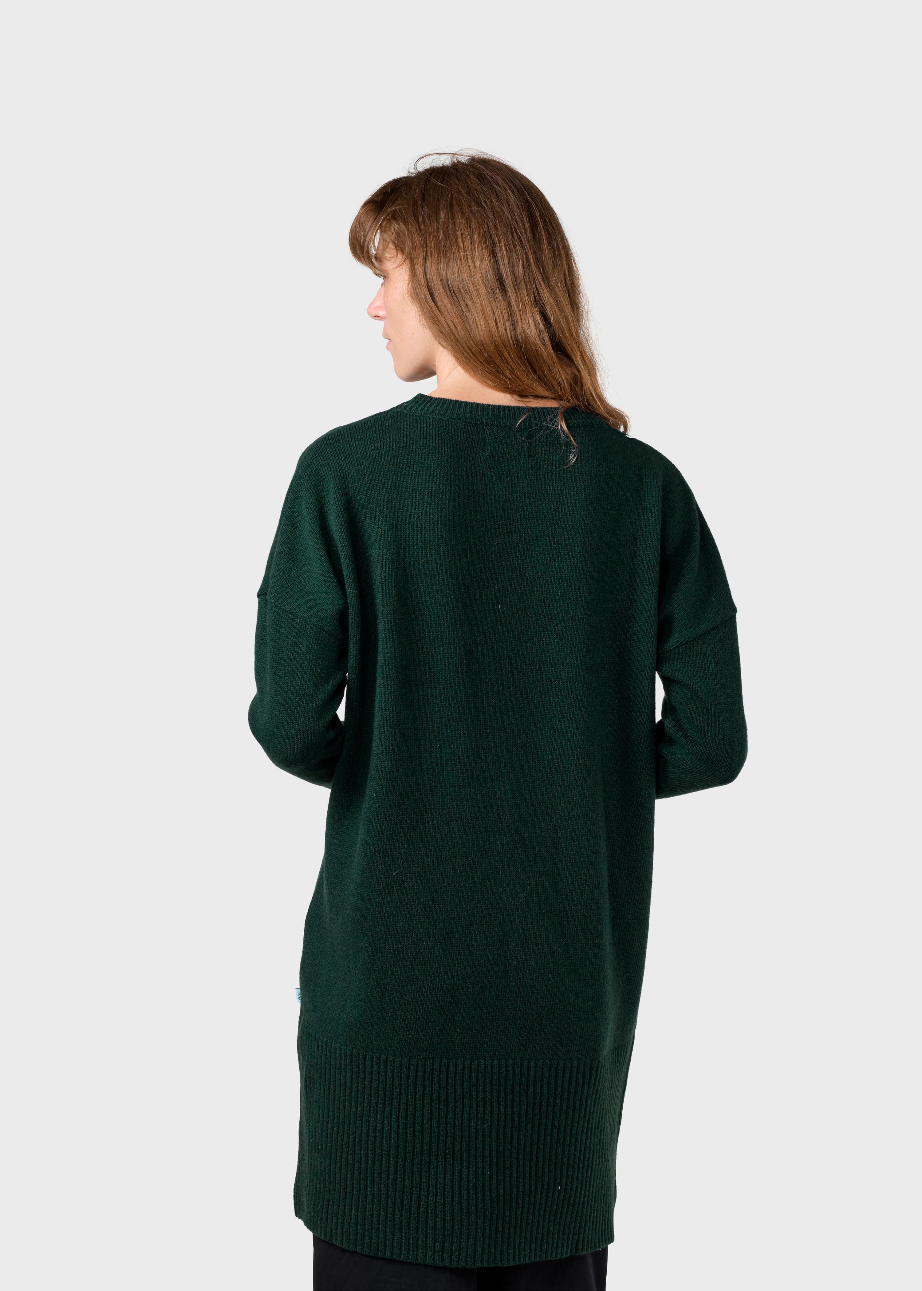 Thea Knit Dress - Moss Green