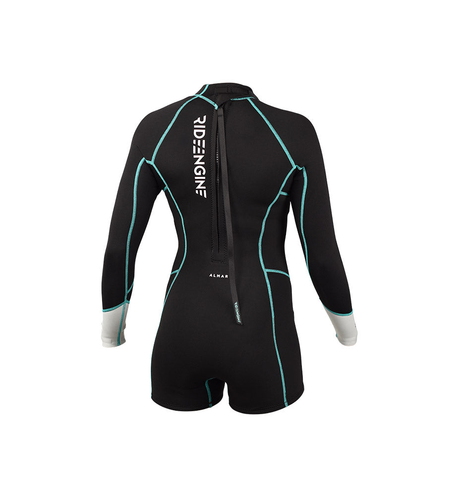 Wms Almar Shorty Long Sleeve Back Zip 2/1 6