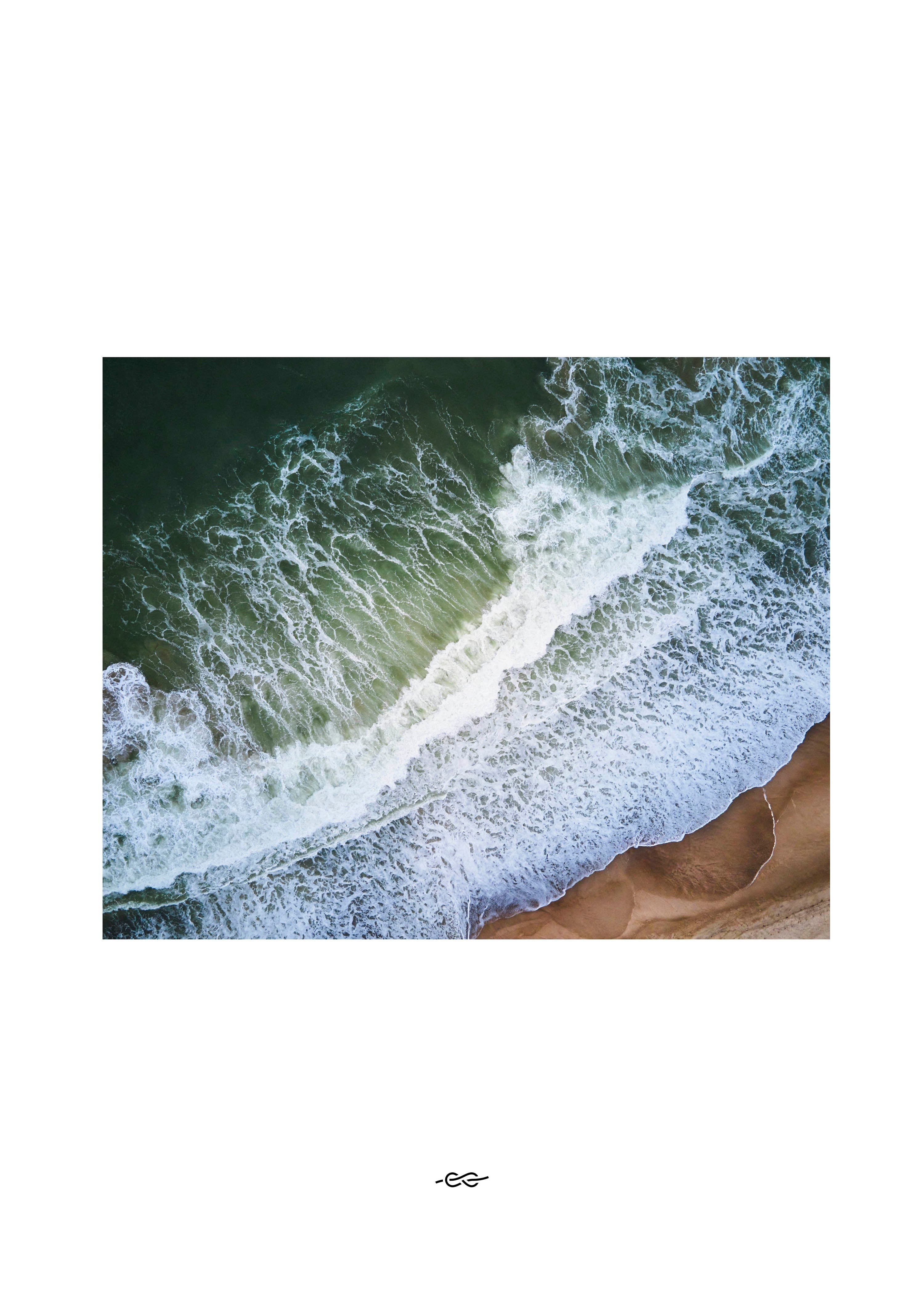 White Space - From Above Landscape 40x50 - Poster