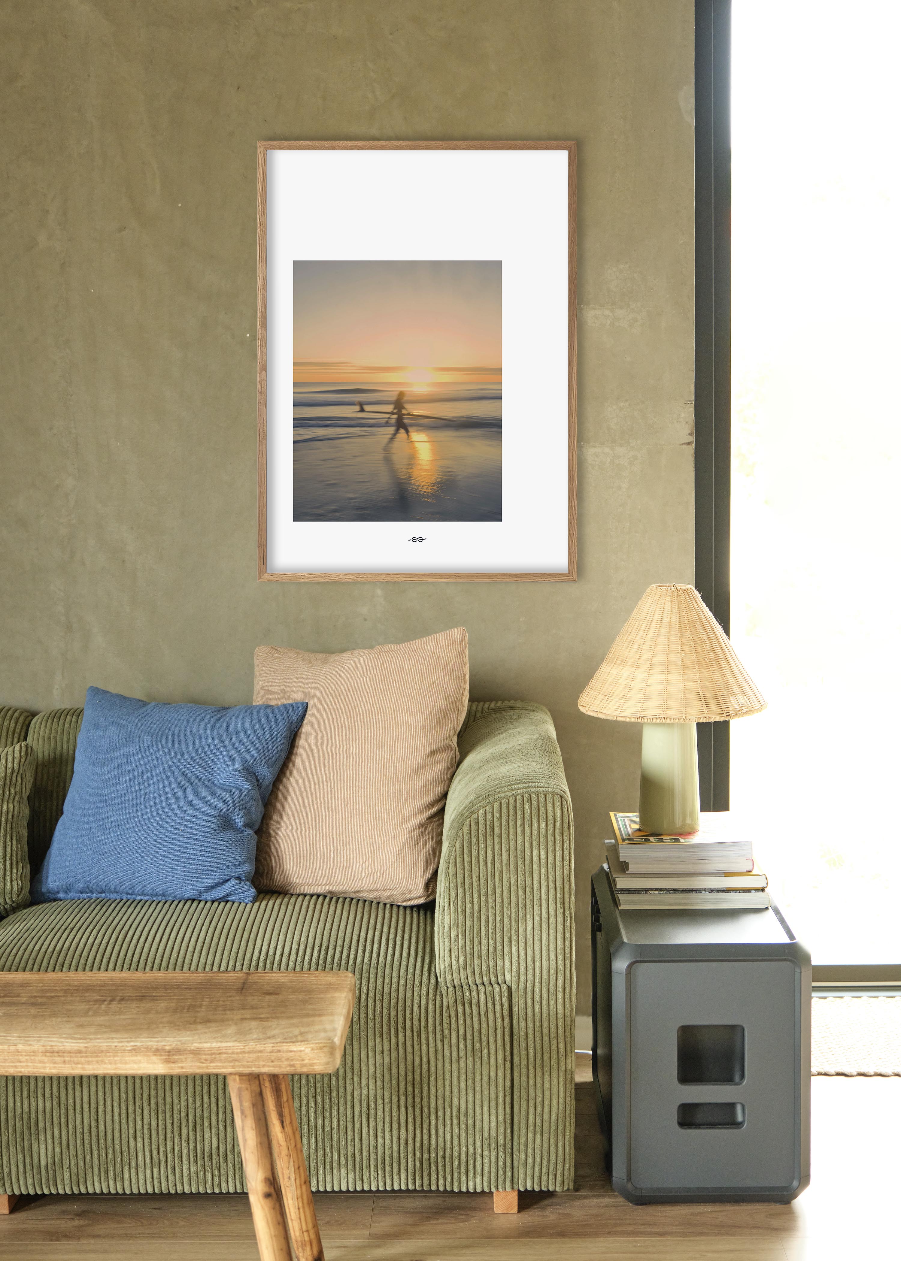 White Space - Sunset Walk 50x70 - Poster