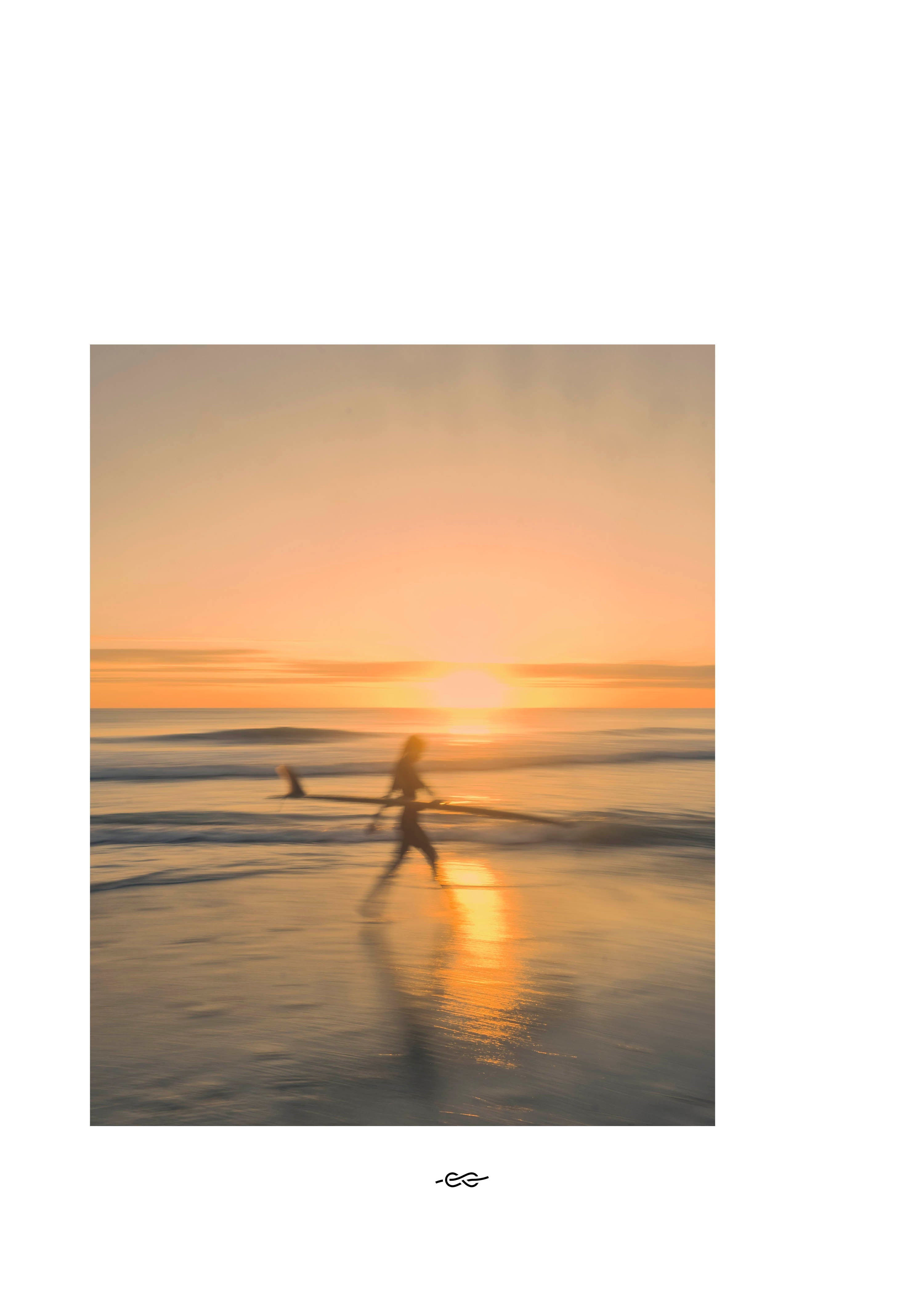 White Space - Sunset Walk 50x70 - Poster