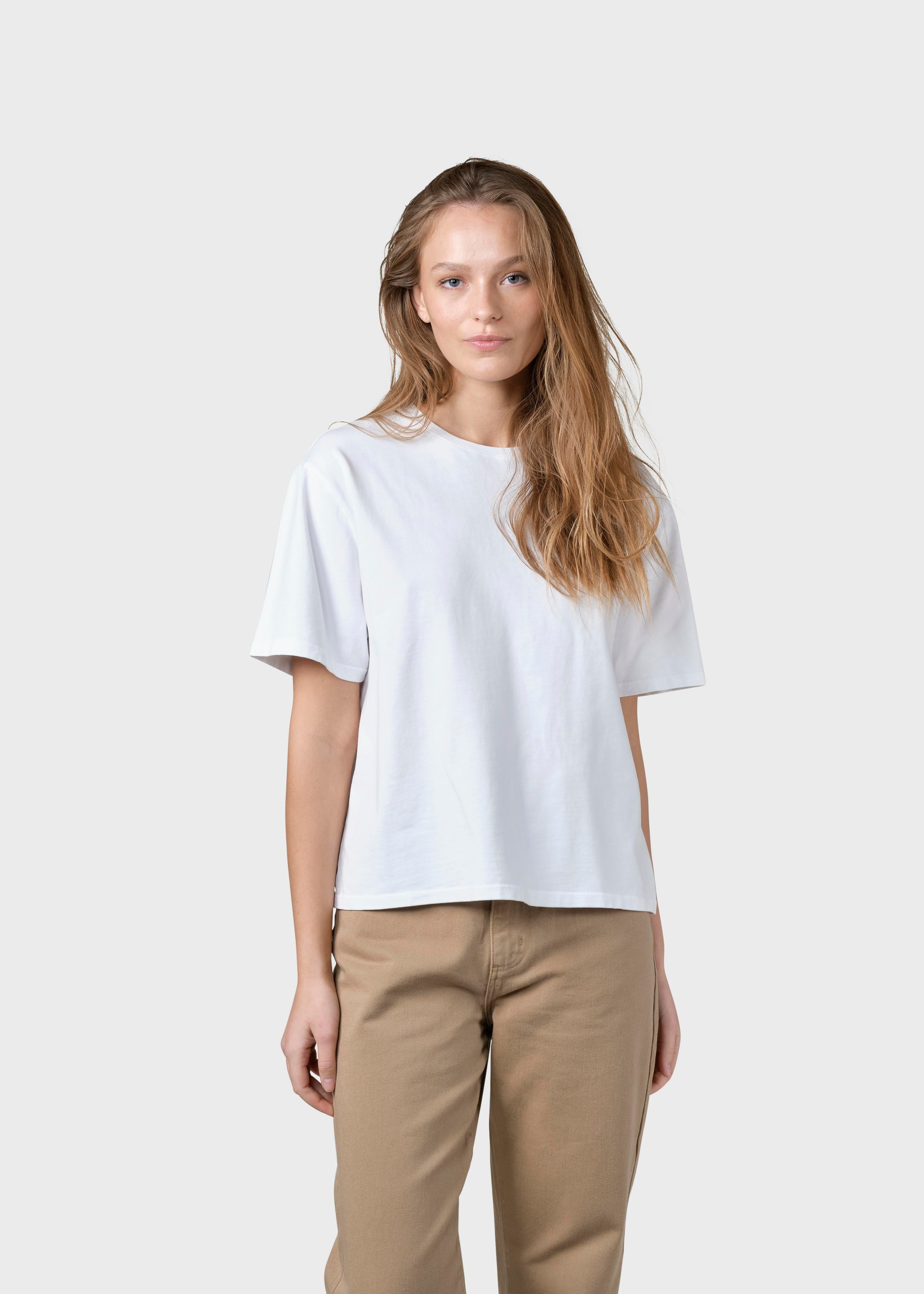 Womens Boxy Tee - White