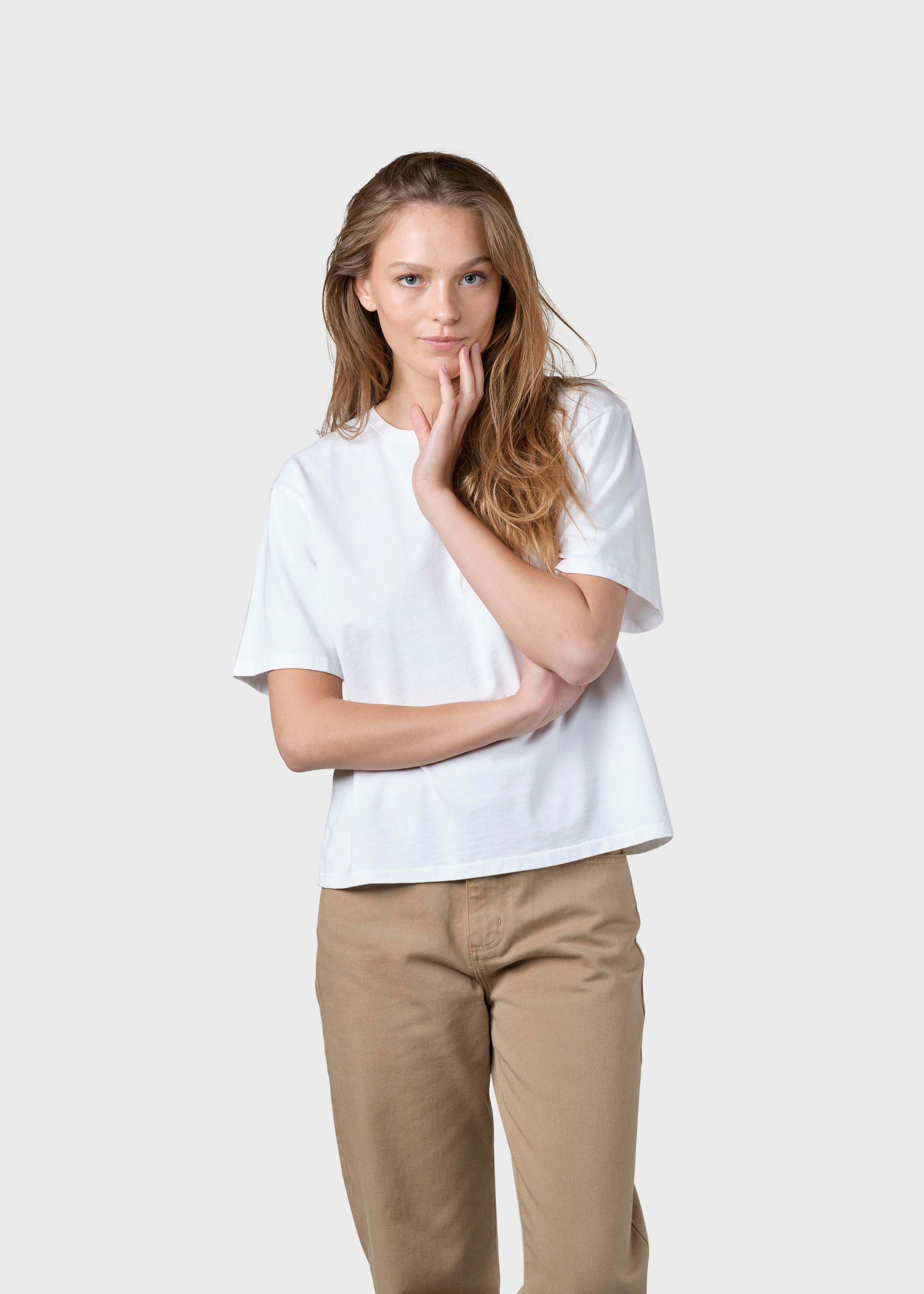 Womens Boxy Tee - White
