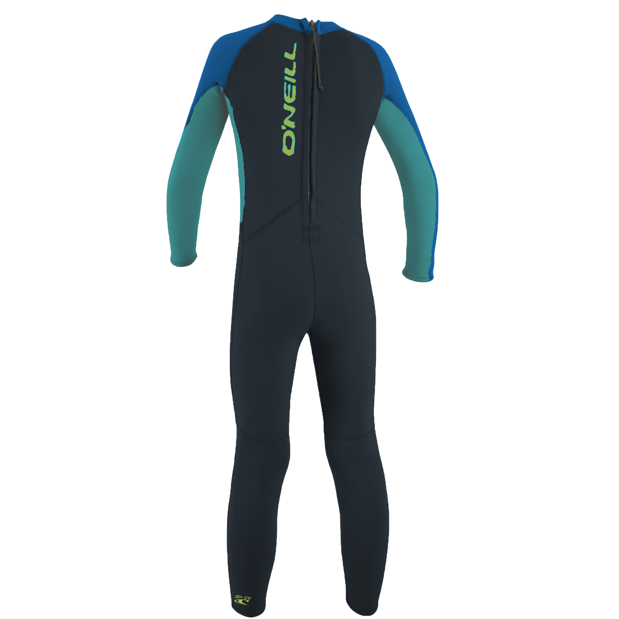 Toddler Reactor 2mm Back Zip - Drenge - slate/light aqua/ocean