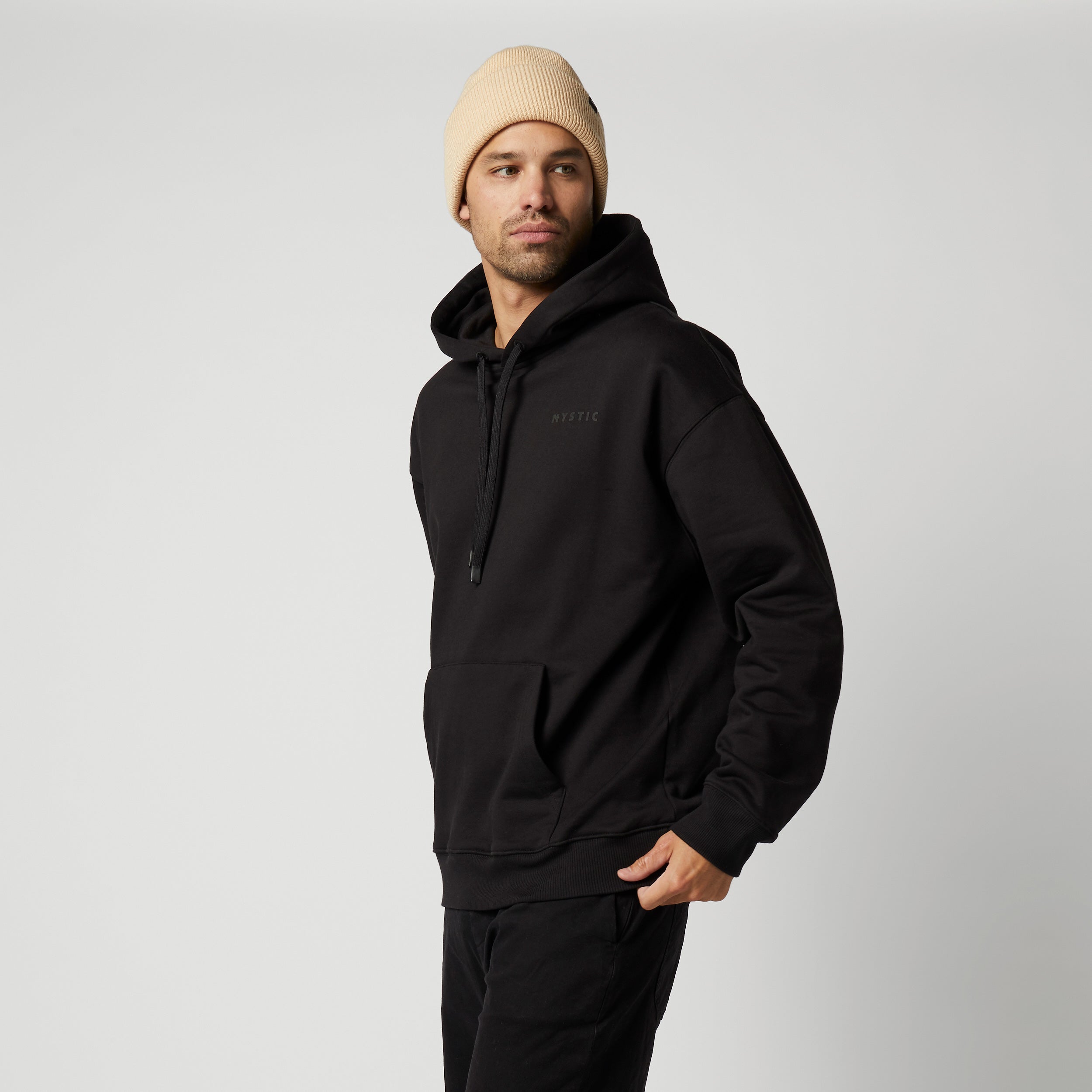 Grit Hood Sweat - Black