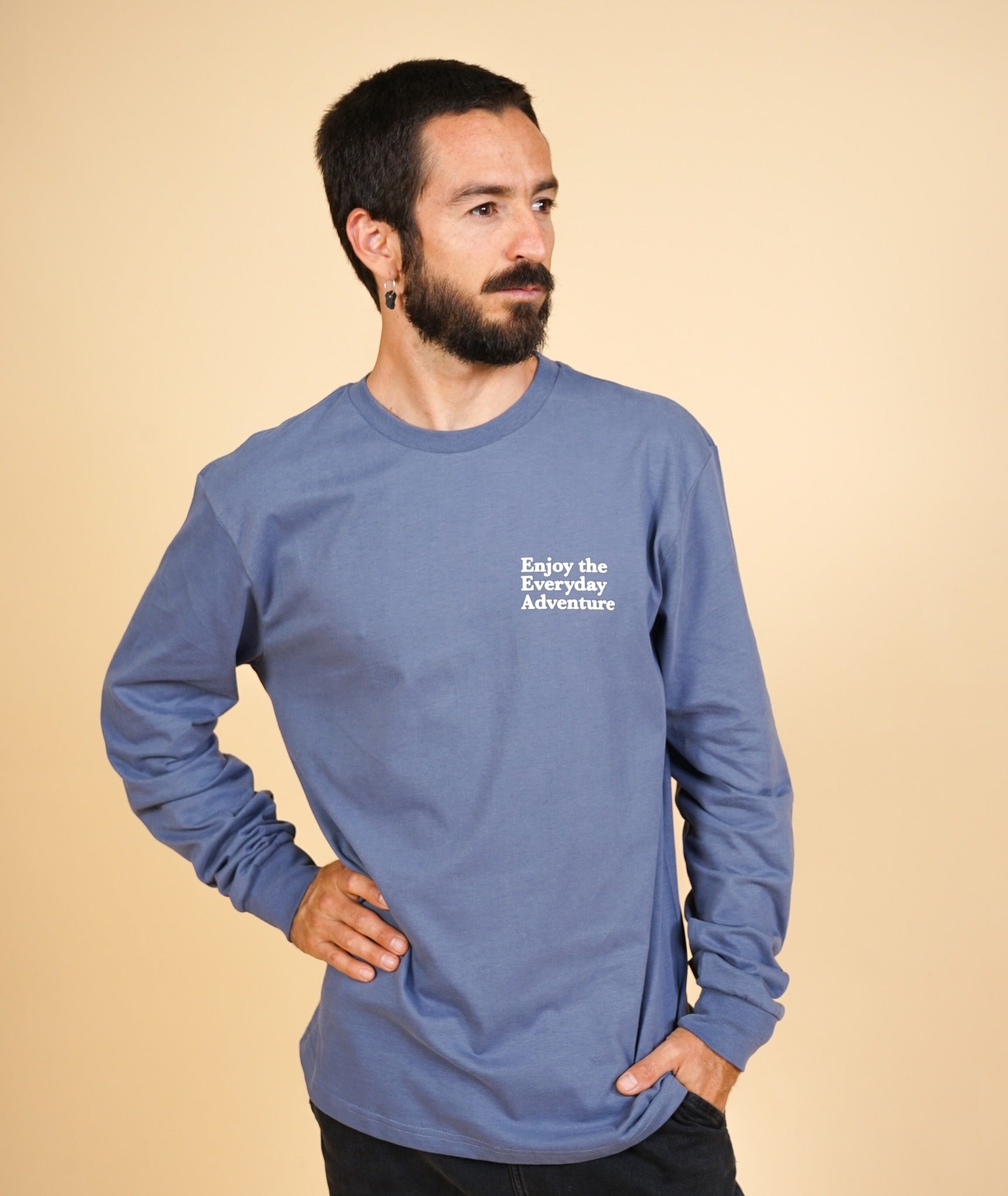 Quote Ch Men'S Brushed Ls T-Shirt