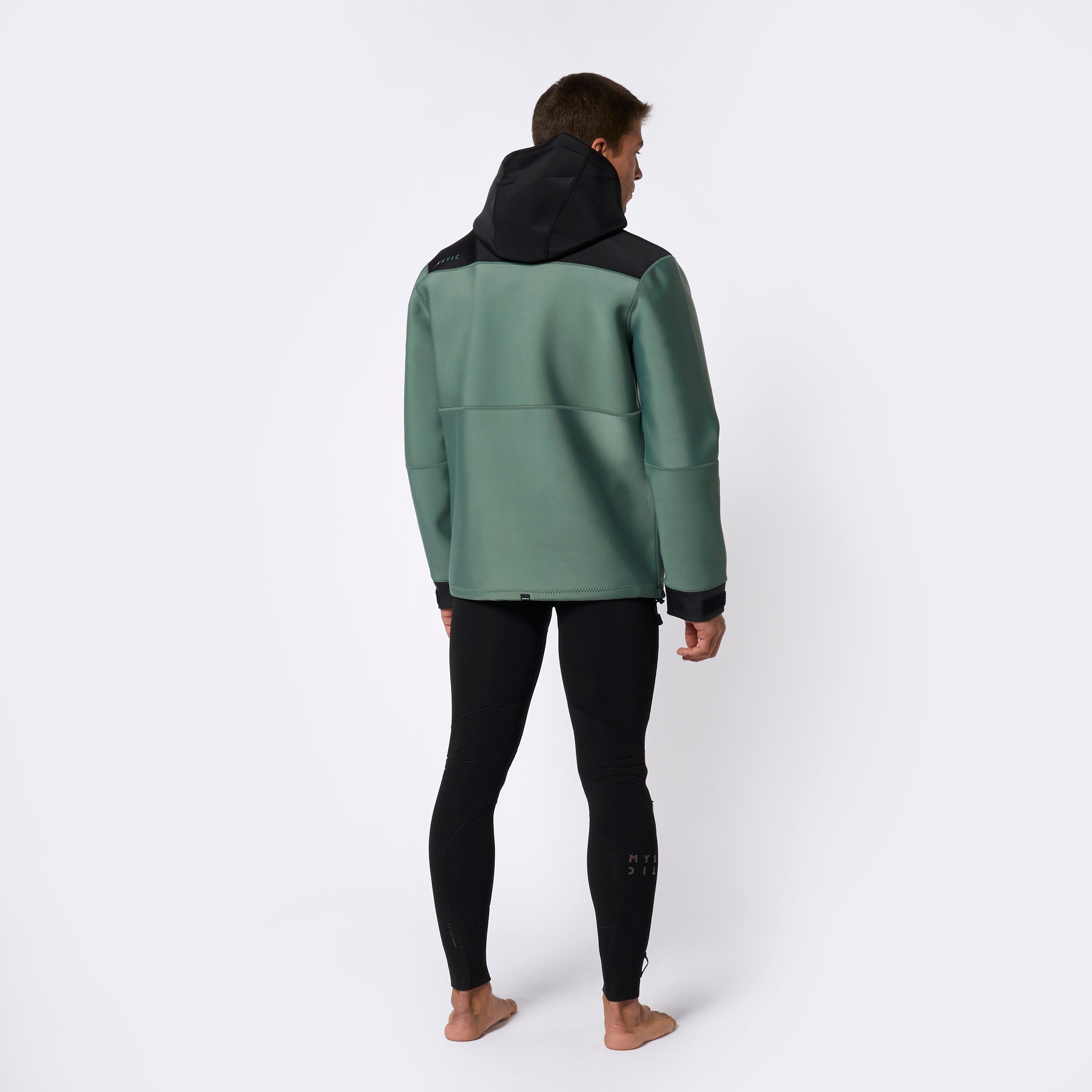 Fulmar Neoprene Hoodie 3/2mm - Dark Olive