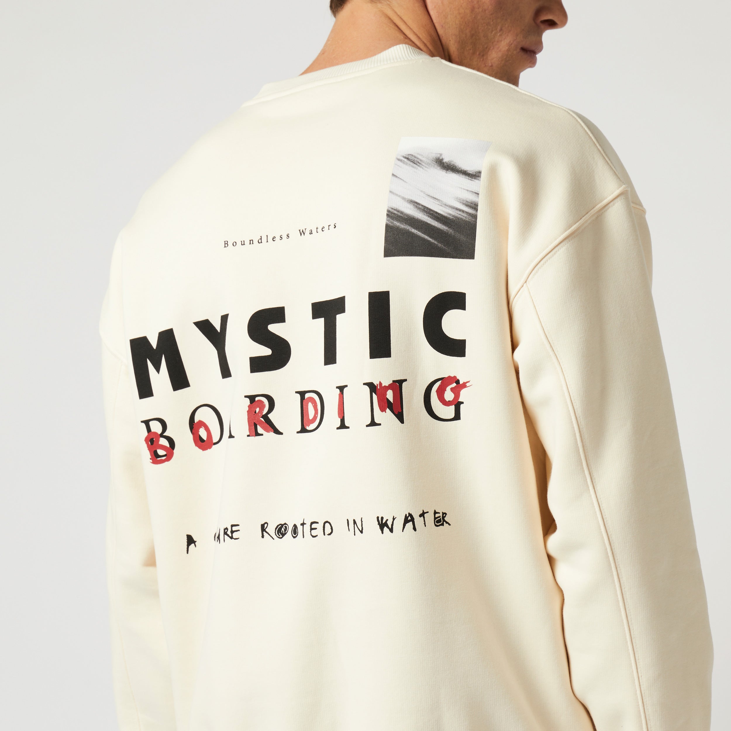 Mystic - Trace Crew Sweat - Off White