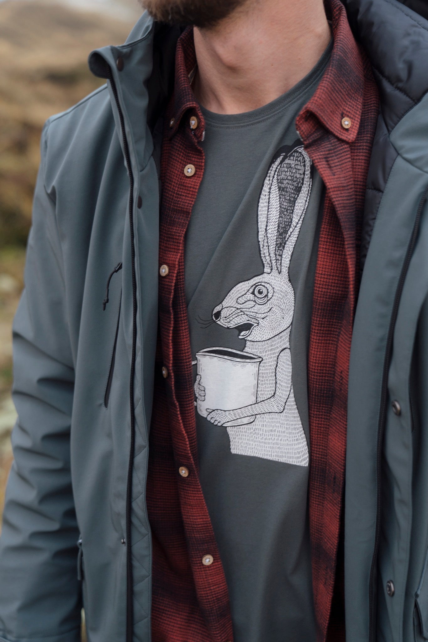 Aztec Aamand Shirt (Red)