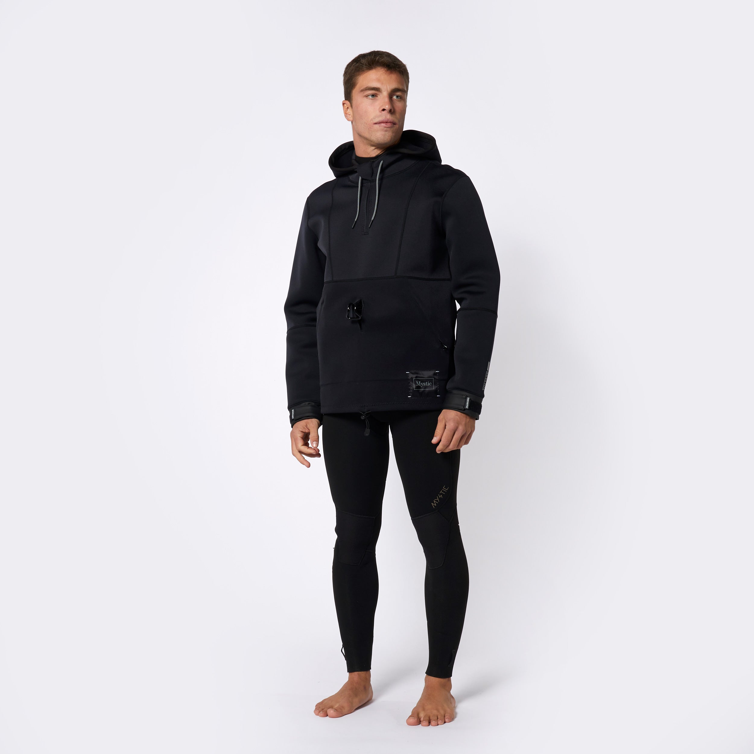 Fulmar Neoprene Hoodie 3/2mm - Black