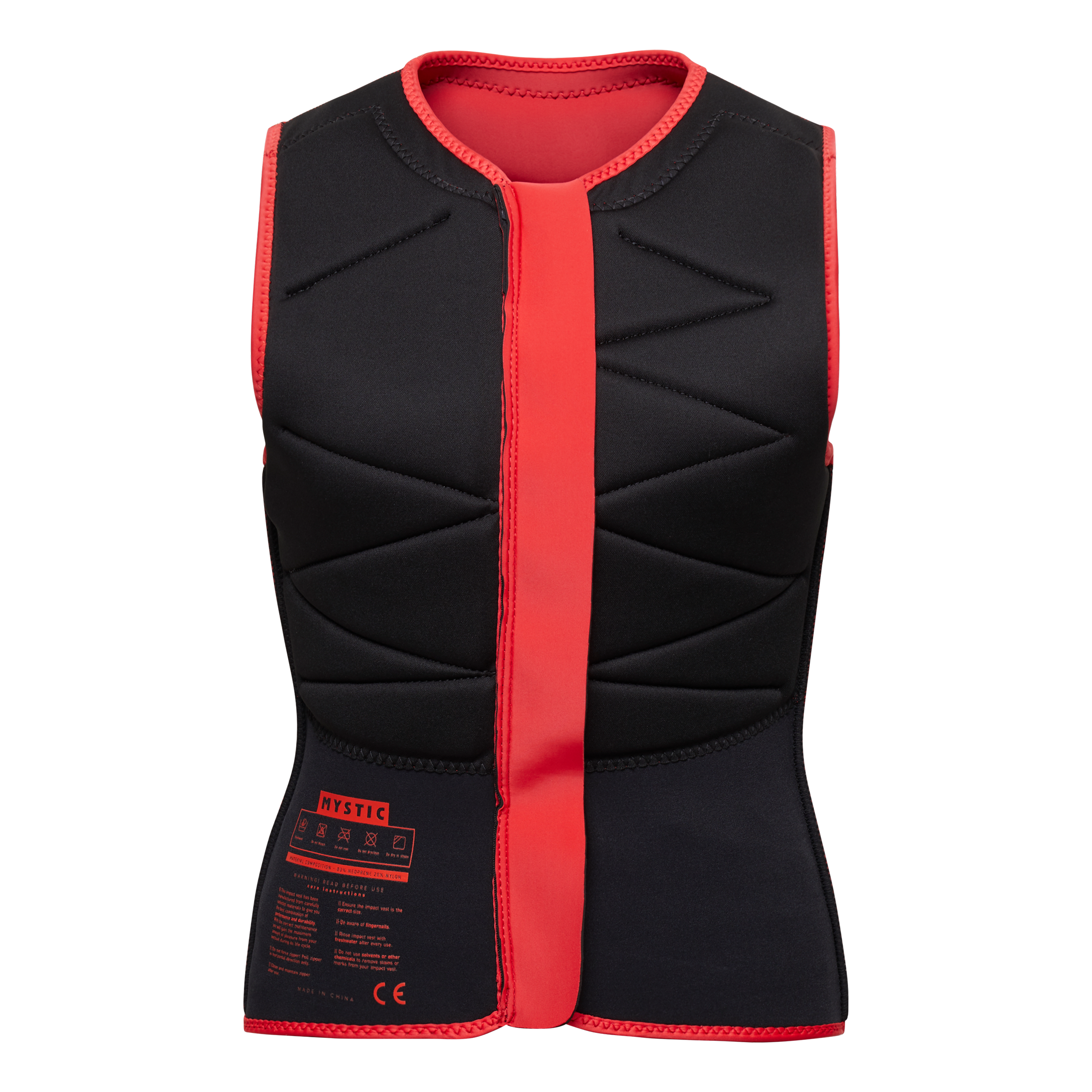 Ruby Impact Vest Fzip Women - Sunset Red