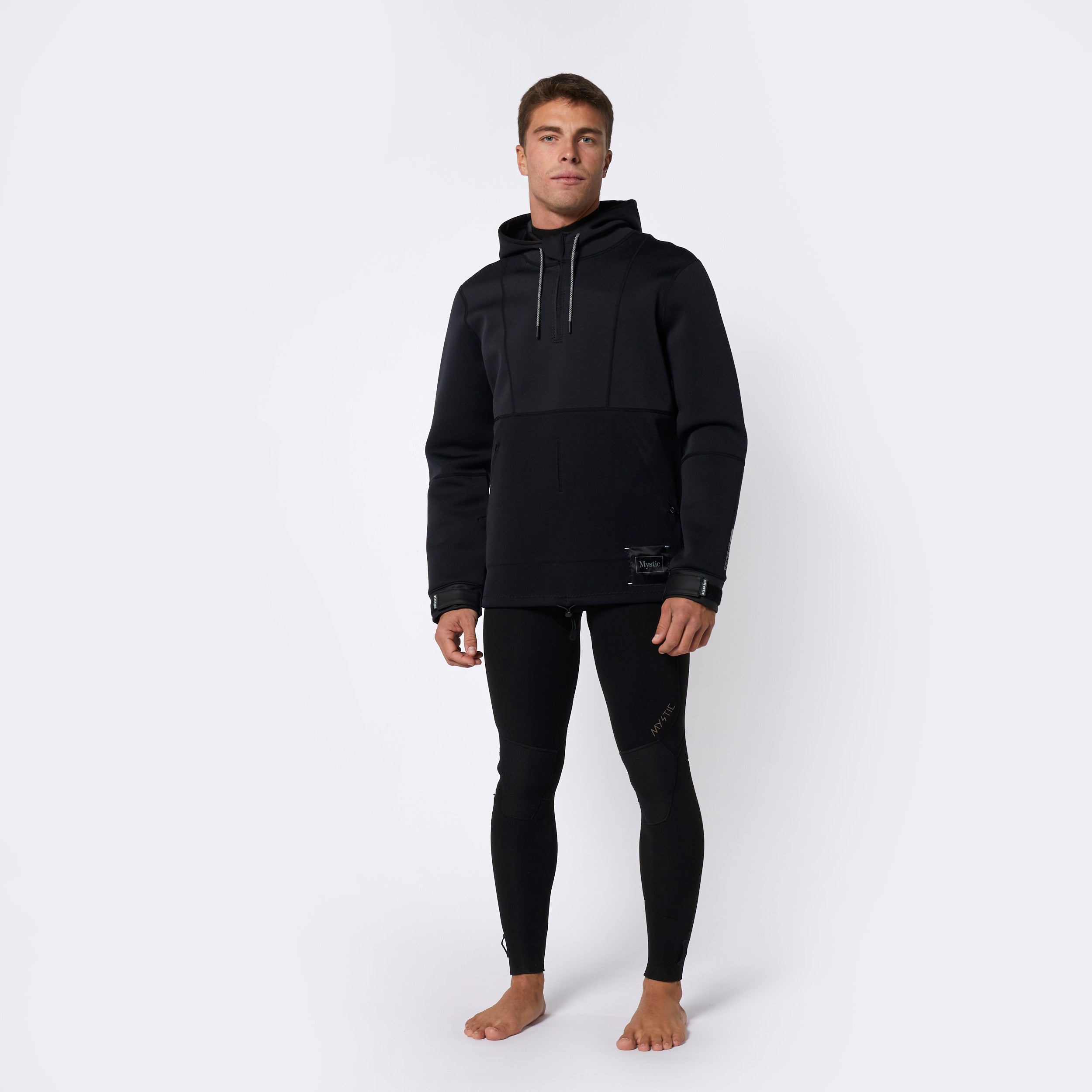 Fulmar Neoprene Hoodie 3/2mm - Black