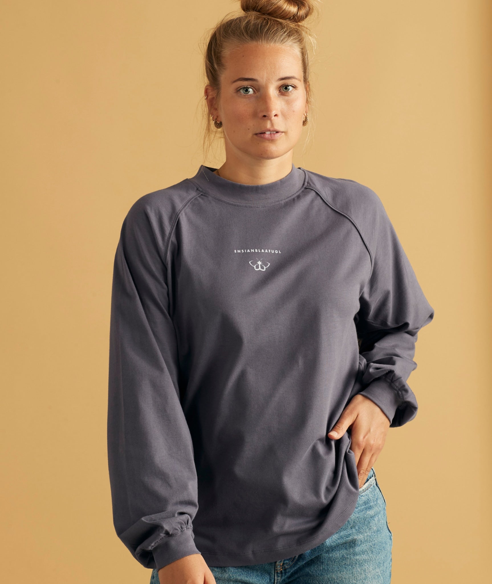 11058 | Elsk Ensian Esther Women'S Ls Tee | Stone Purple