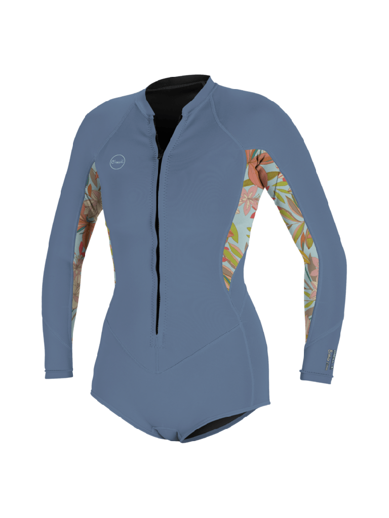 Oneill Wms Bahia 2/1 Front Zip L/S Short Spring - infinity/dalia/infinity