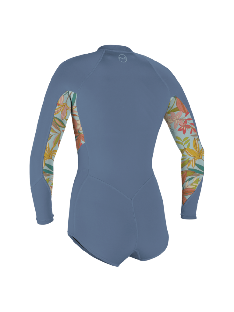 Oneill Wms Bahia 2/1 Front Zip L/S Short Spring - infinity/dalia/infinity