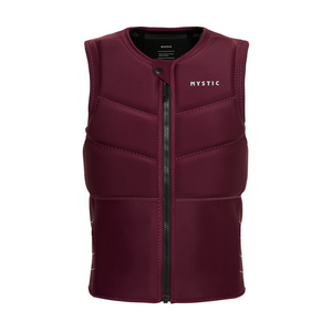 Star Impact Vest Fzip - Oxblood Red