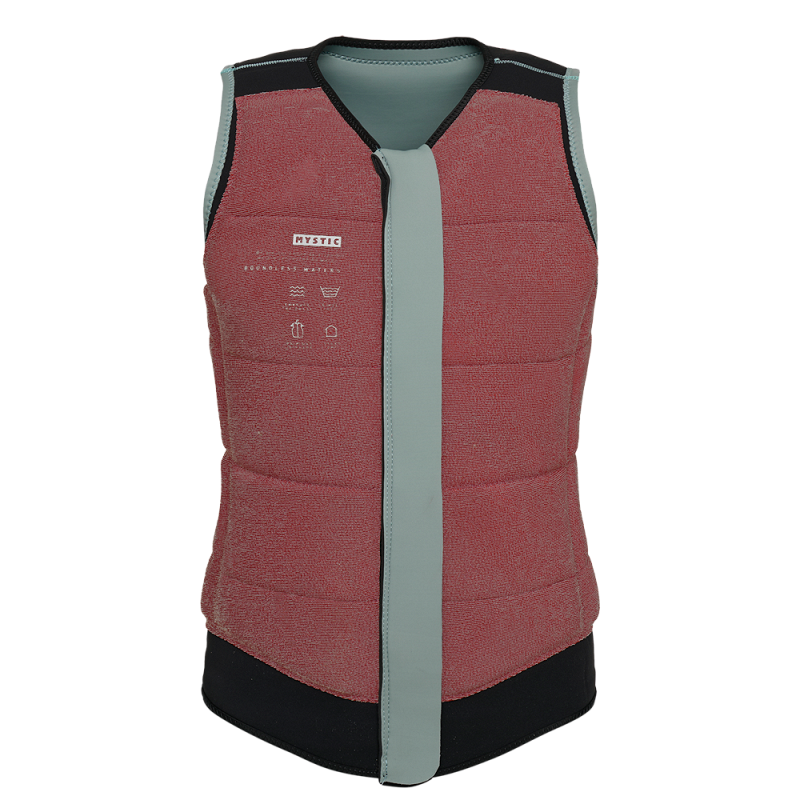 Mystic - Renegade Impact Vest Fzip Wake - Tidal blue