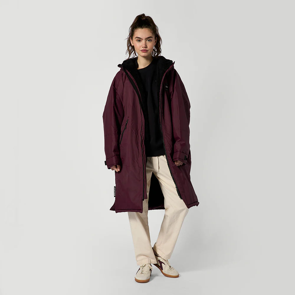 Poncho Explore - Oxblood Red
